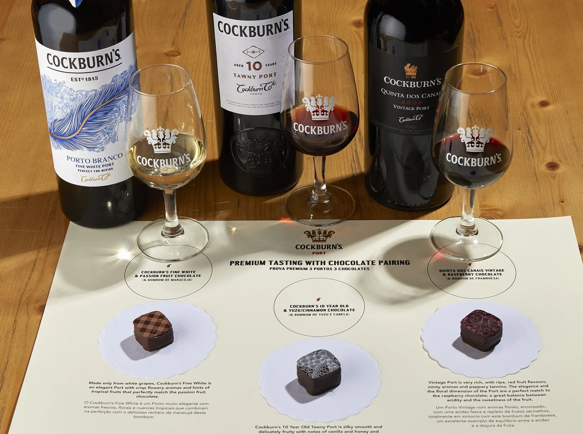 Caves Cockburn’s – Prova Premium & Chocolates