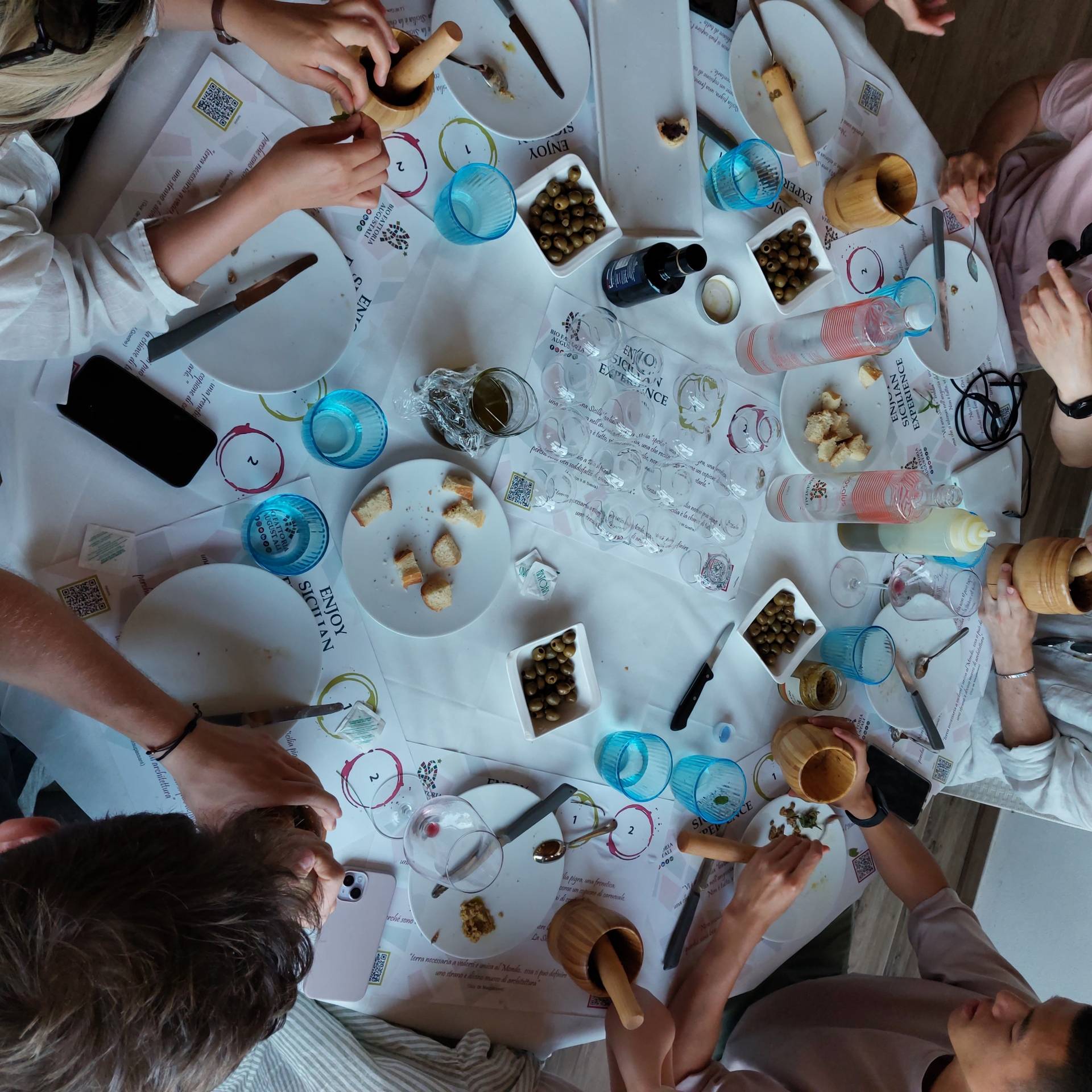 Tasting of Sicilian oils and specialties