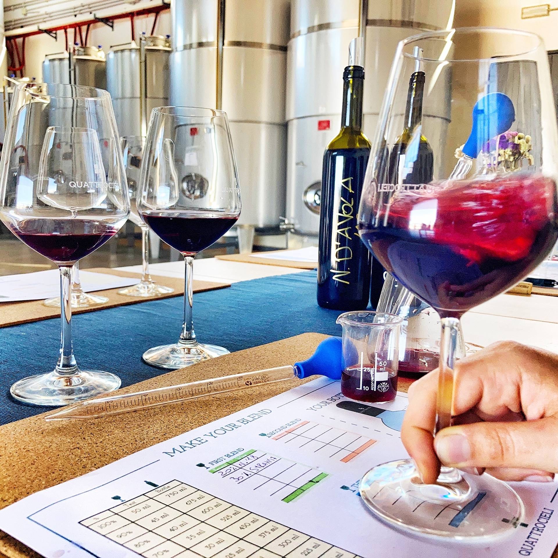 Create your own wine blend