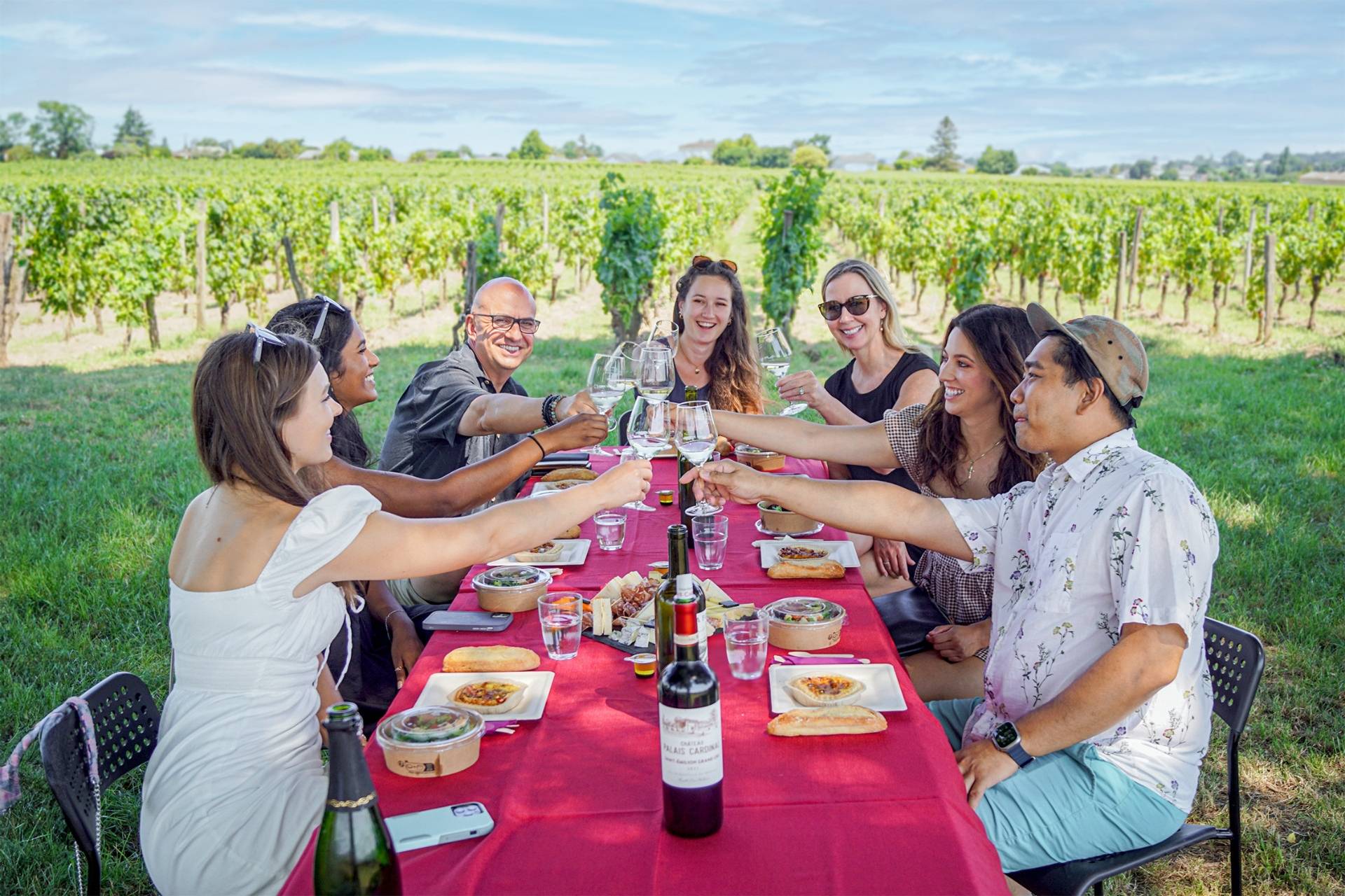 Picnic at the Château Palais Cardinal – St Emilion