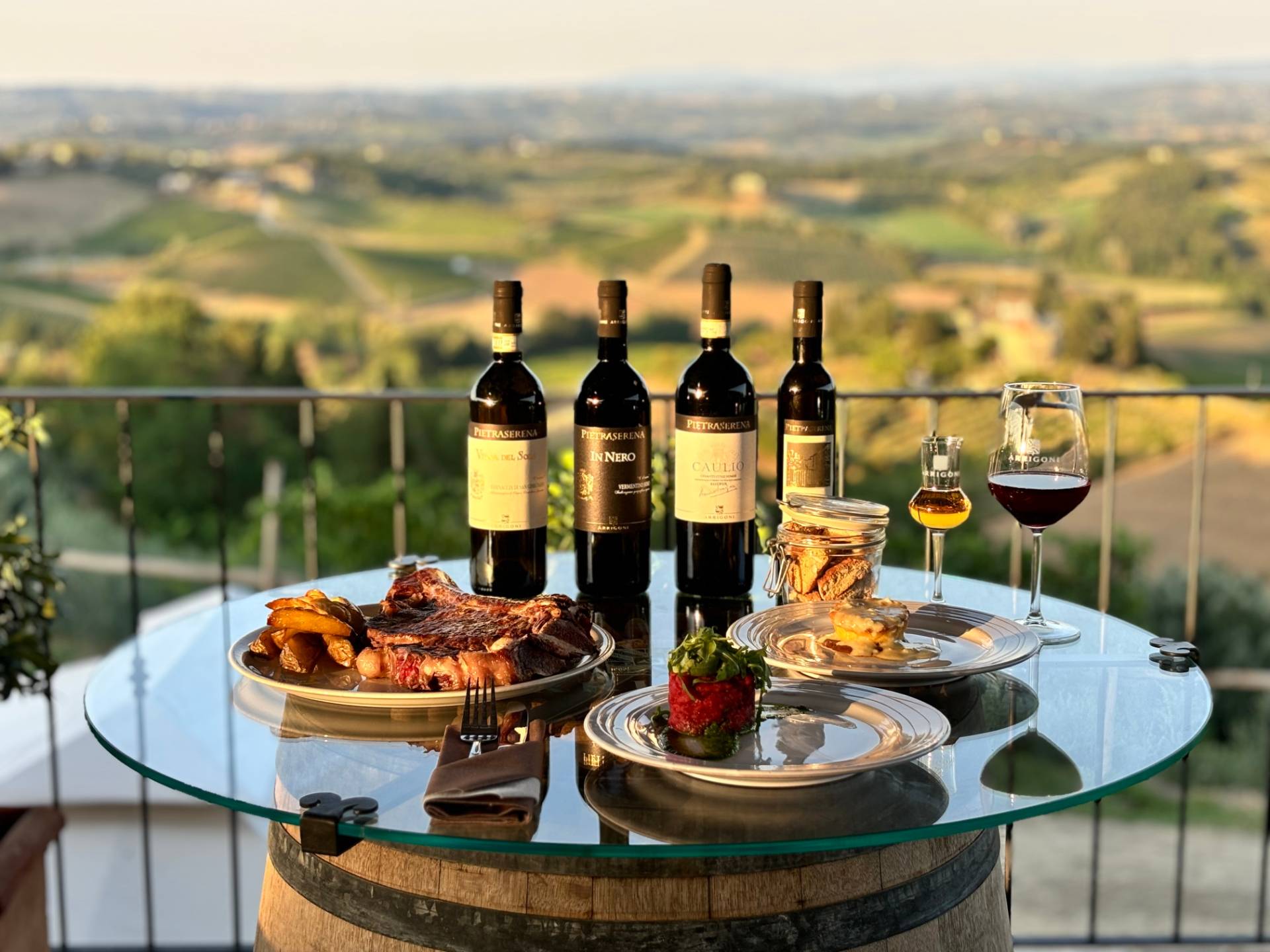 5-course sunset dinner with tasting