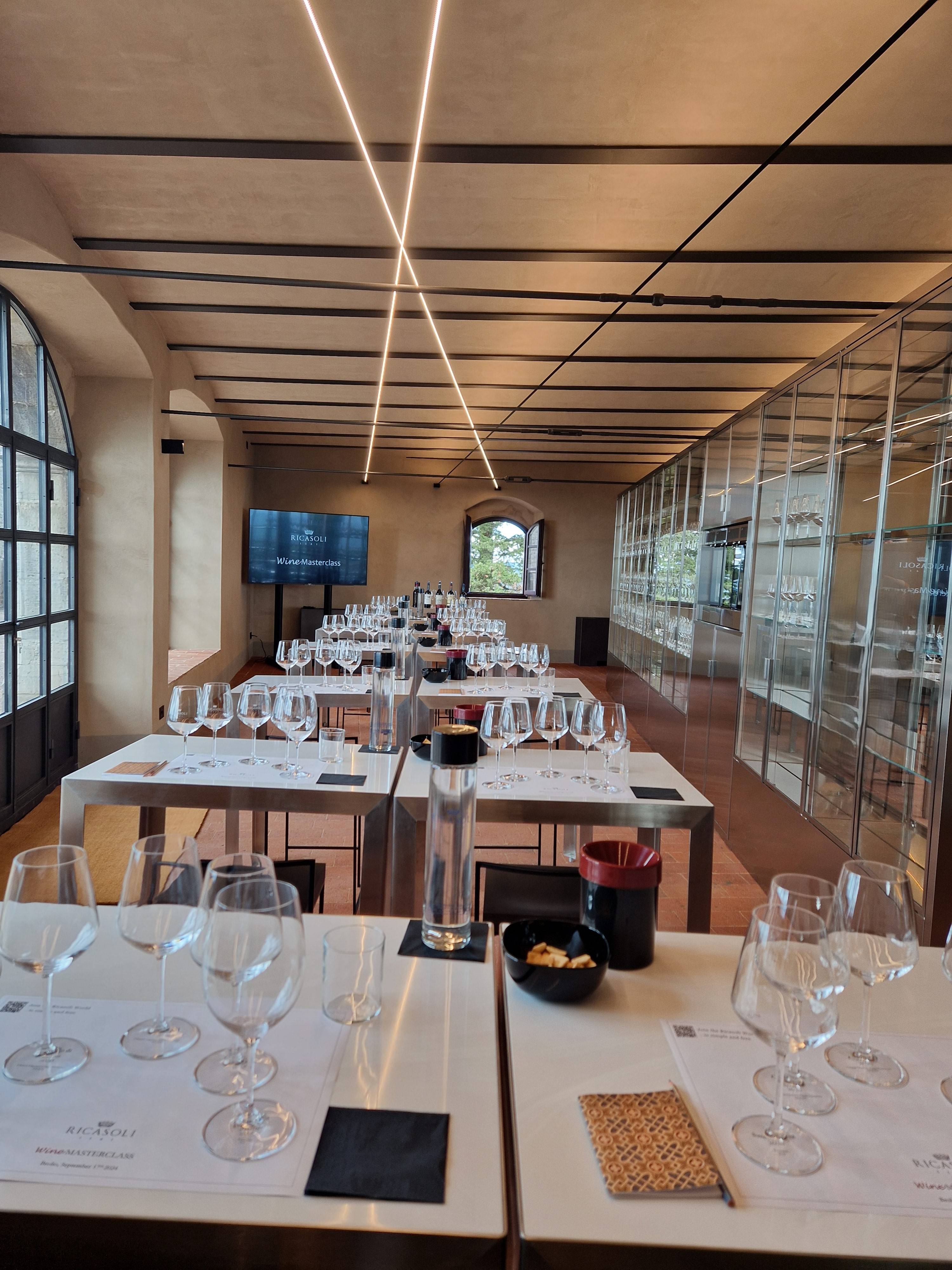 Tasting in the Lemon House of Brolio Castle