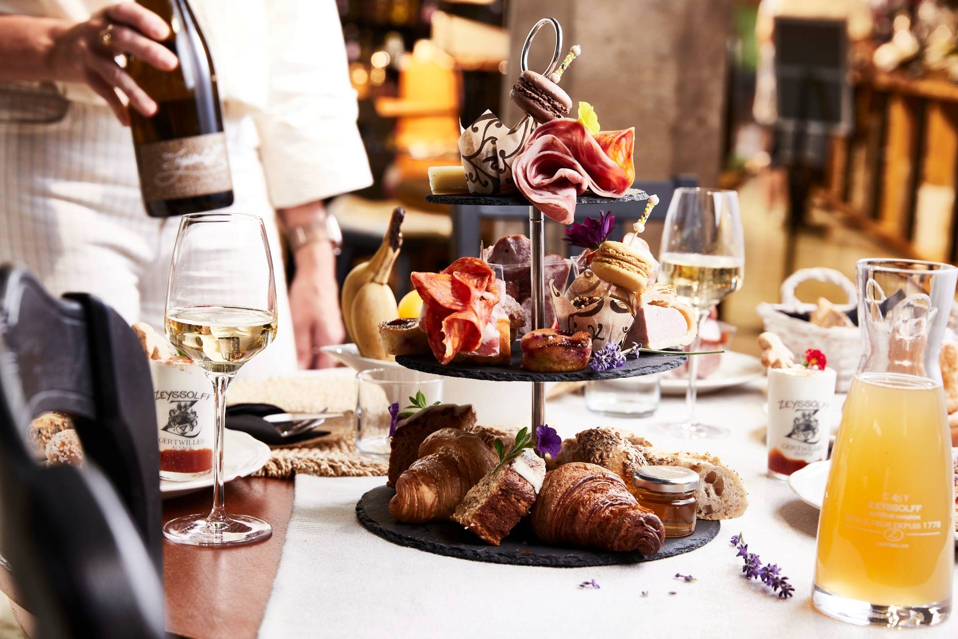 Alsatian brunch with immersive cellar visit