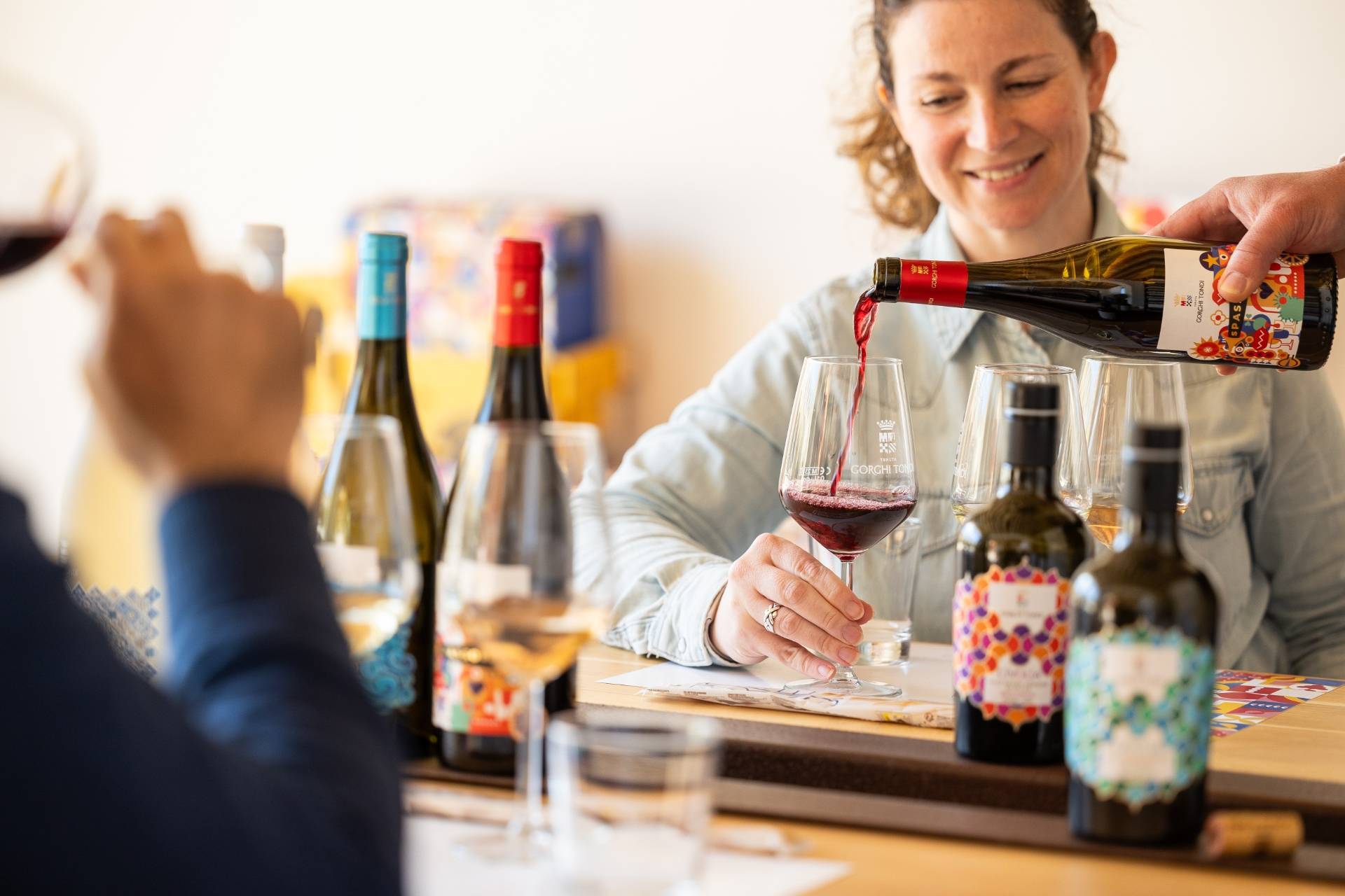 To drink with a smile