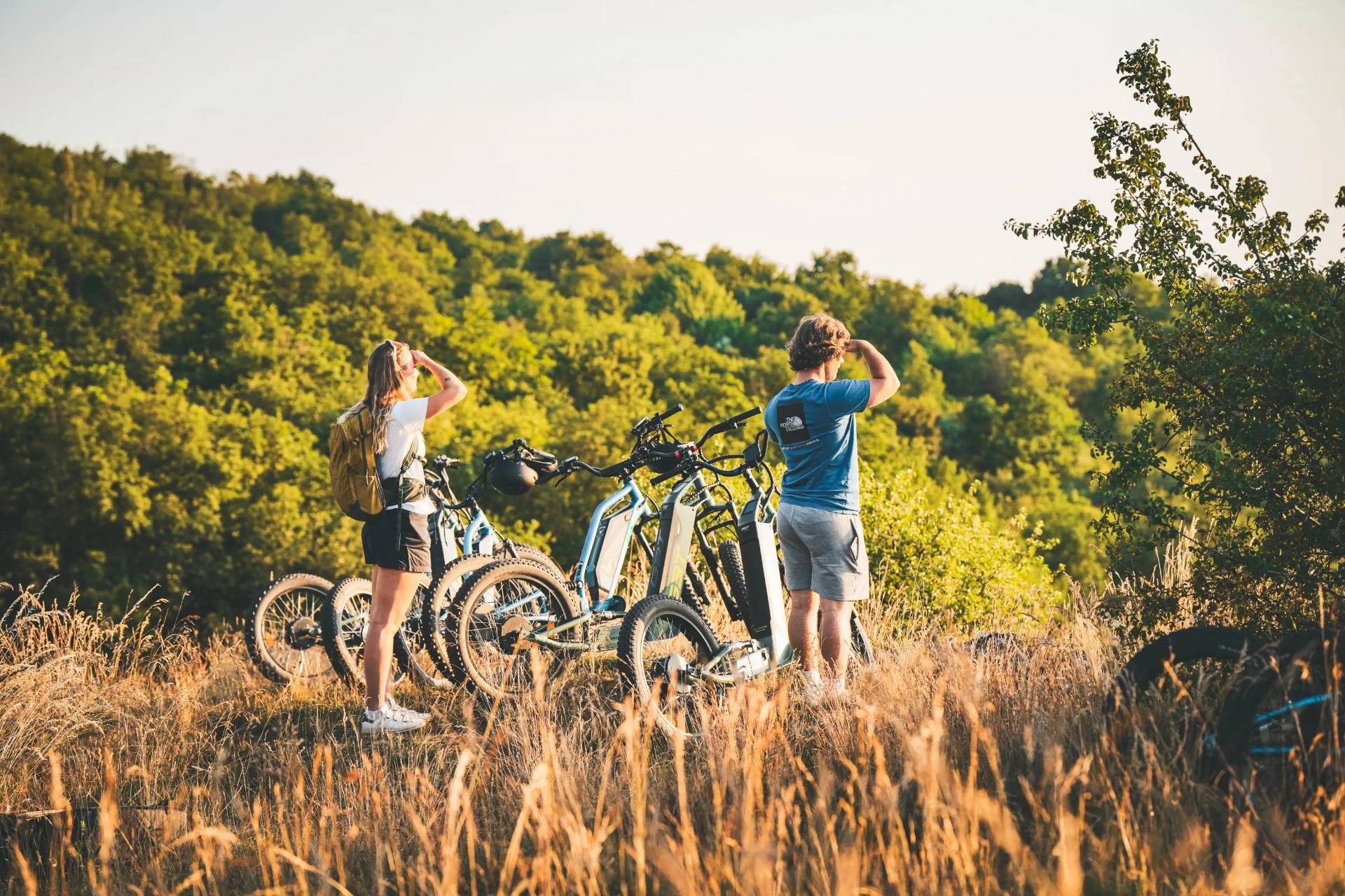 Wine tour on electric scooters
