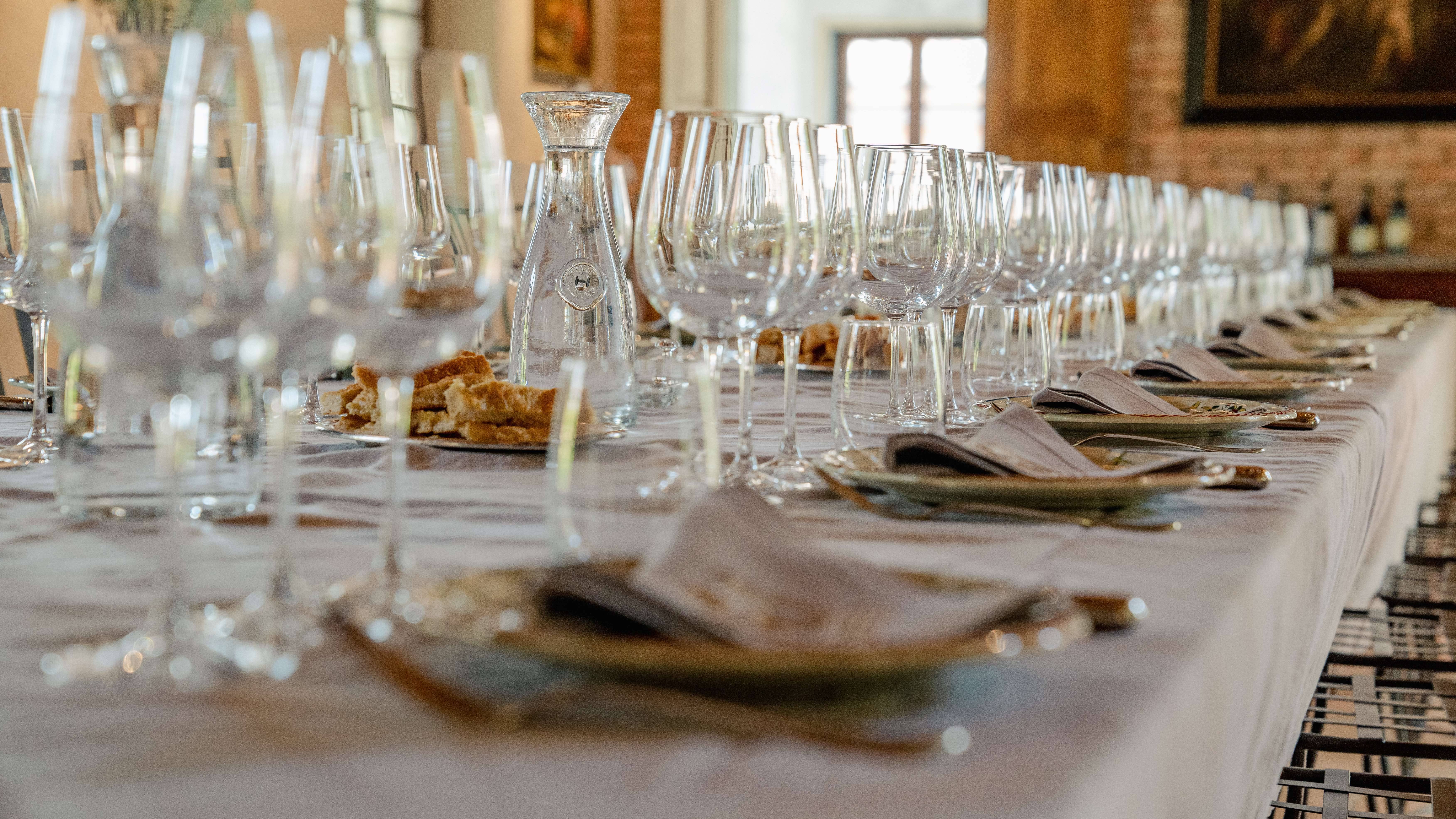 Gala dinner at Villa Cosmiana