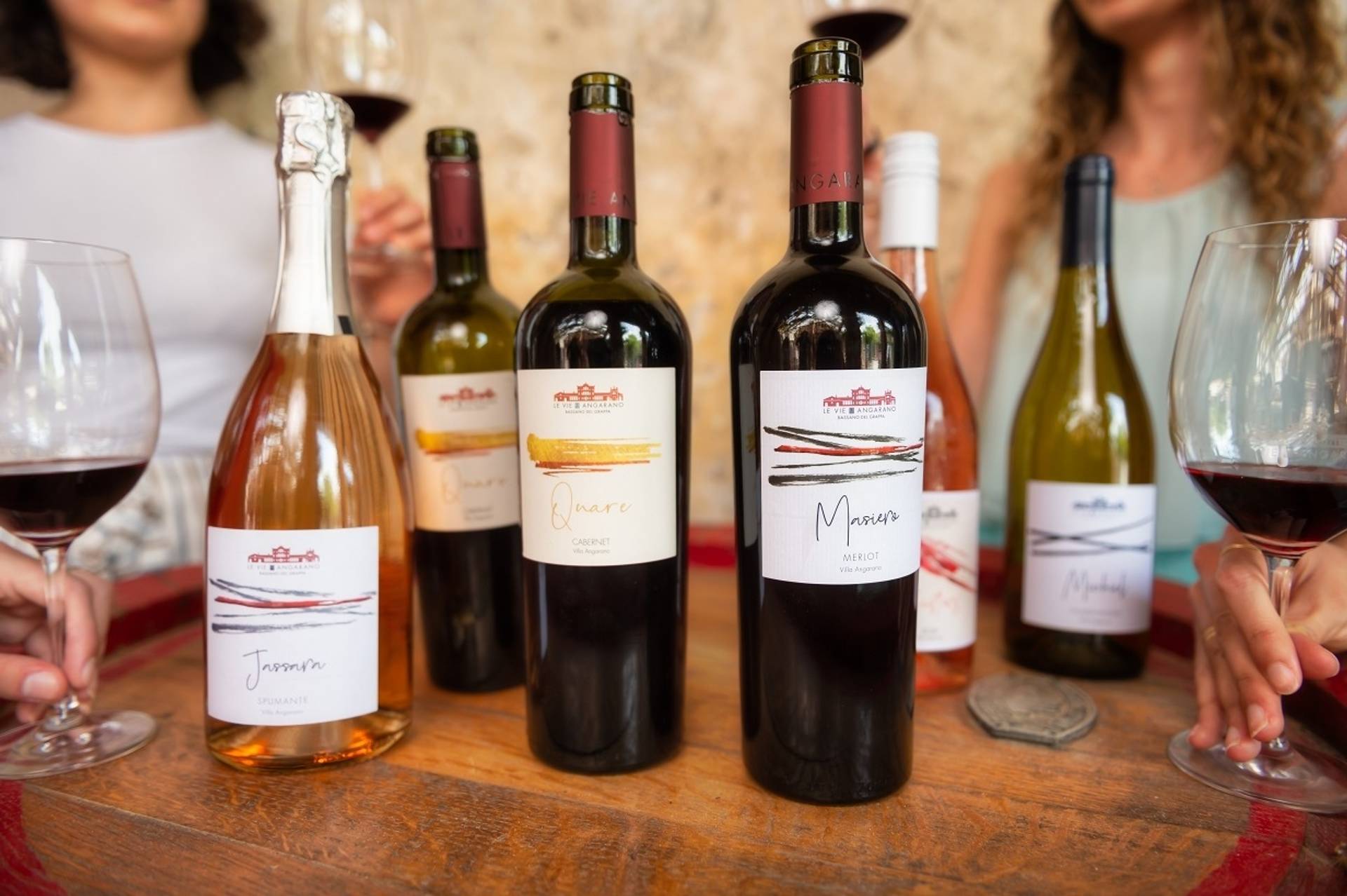 Organic wine tasting