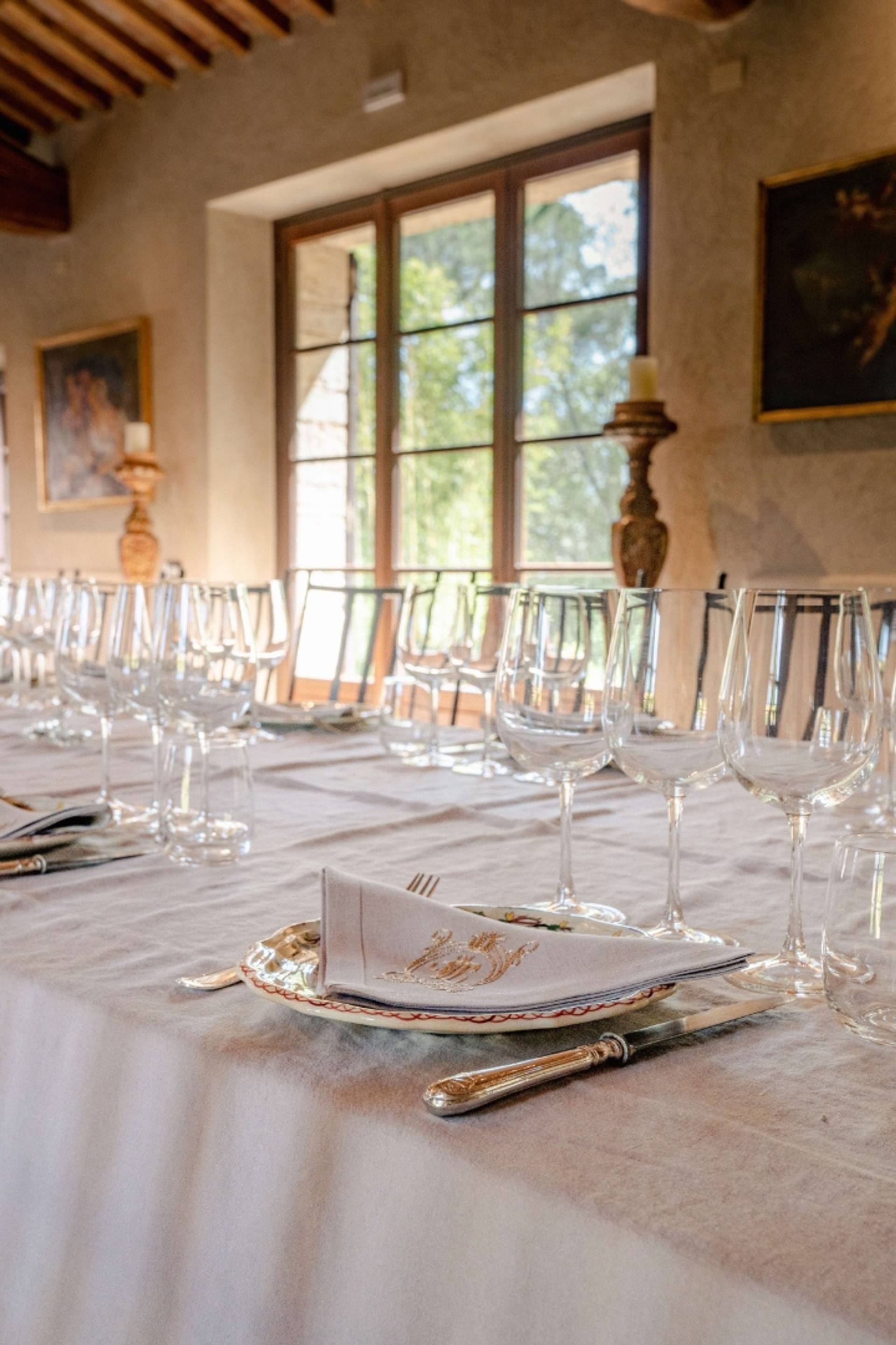 Gala dinner at Villa Cosmiana