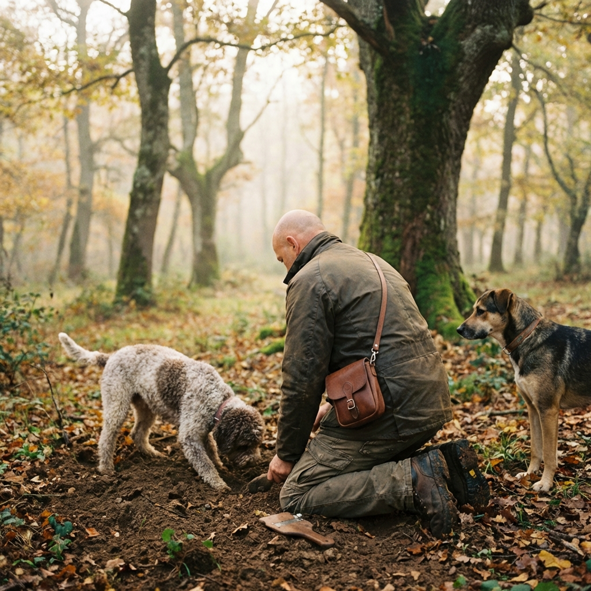Truffle Hunting in the Heart of the Woods