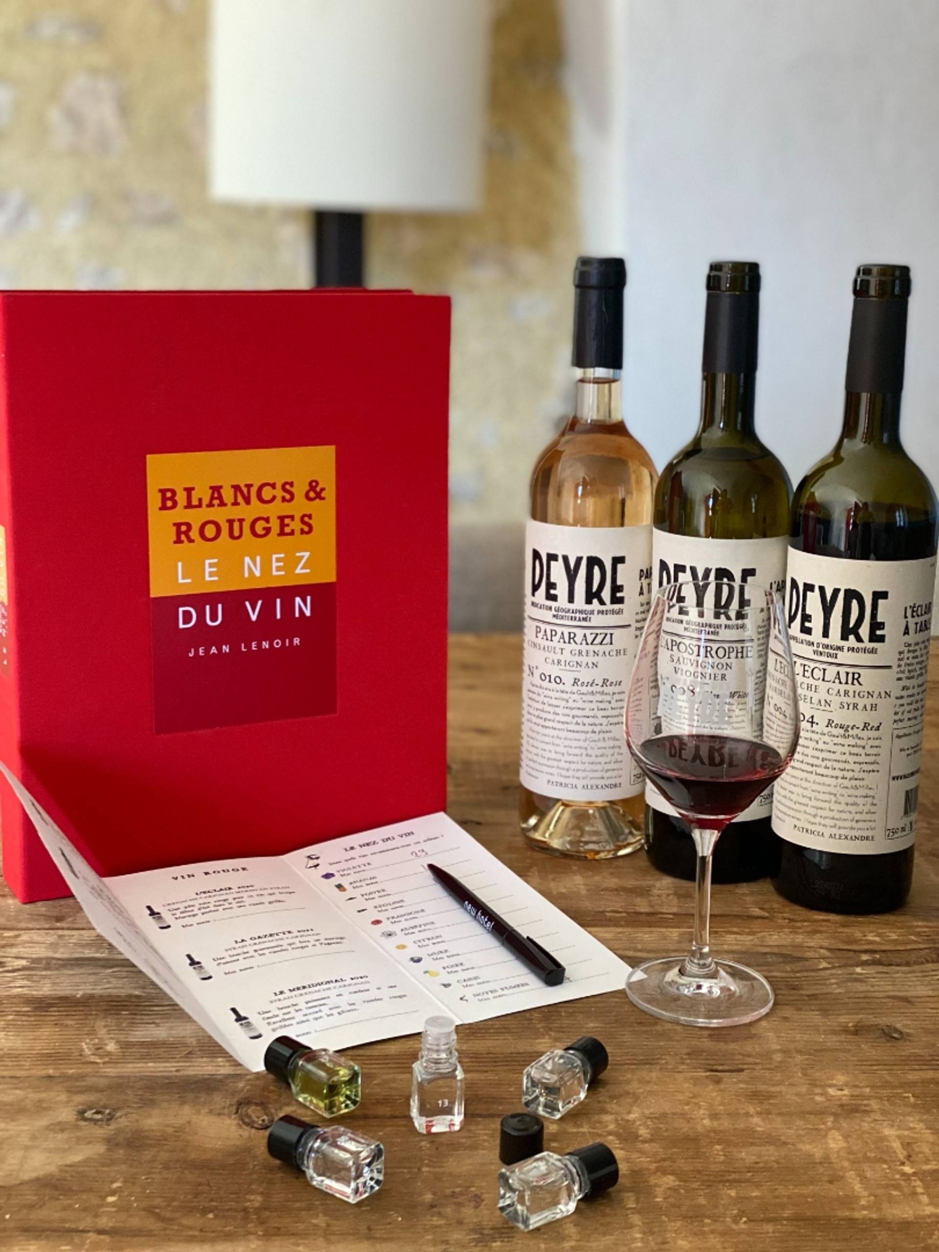 Workshop on aromas + wine tasting