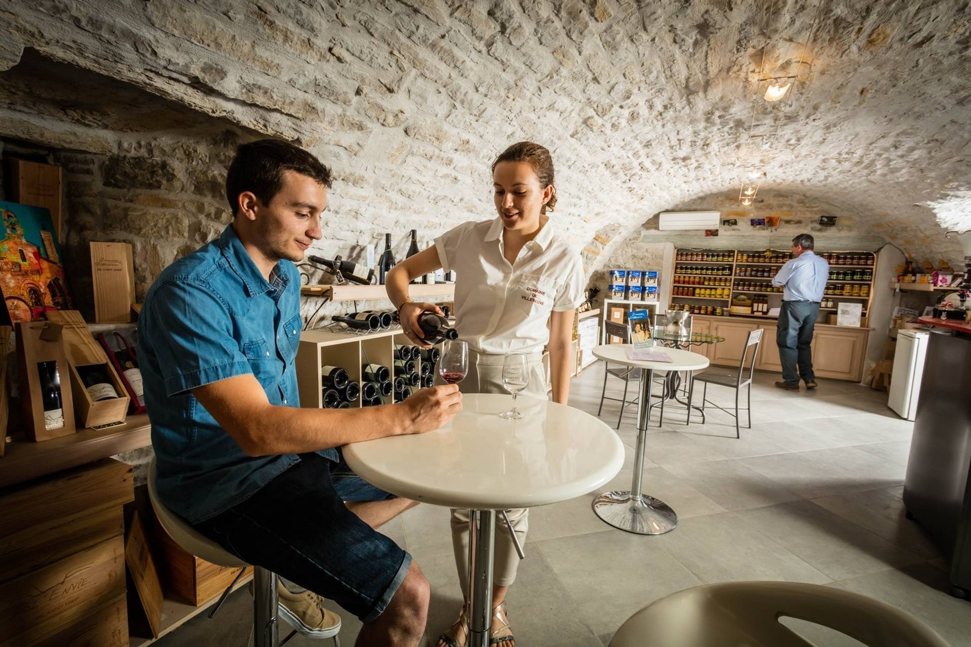 A food and wine tasting with local specialties