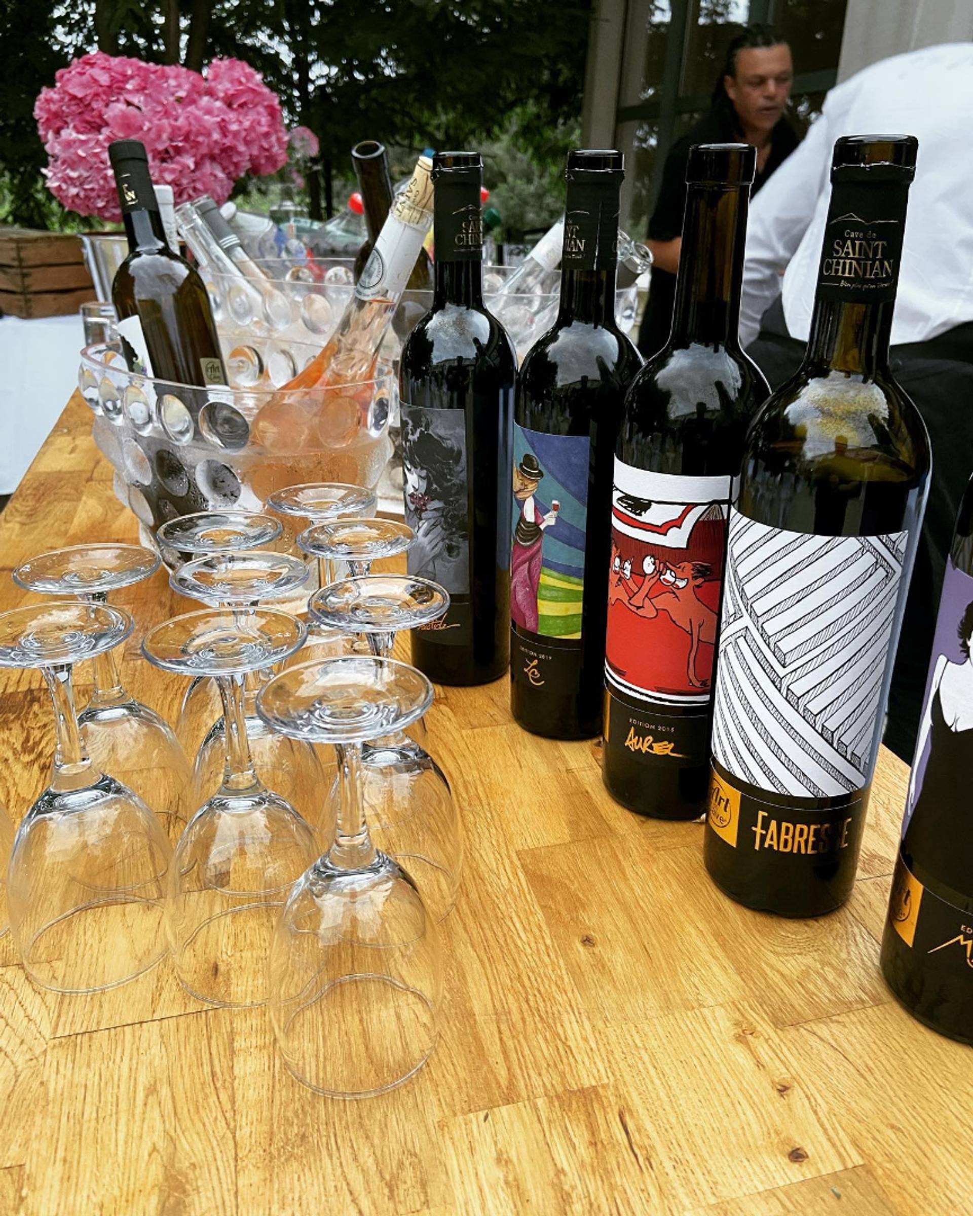 Tasting of wines from the cellar