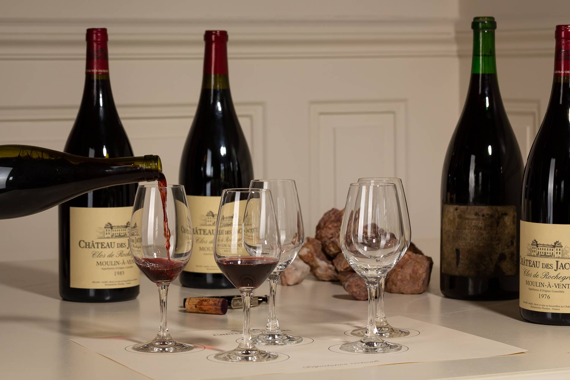 Wine tasting of 3 wines at the shop