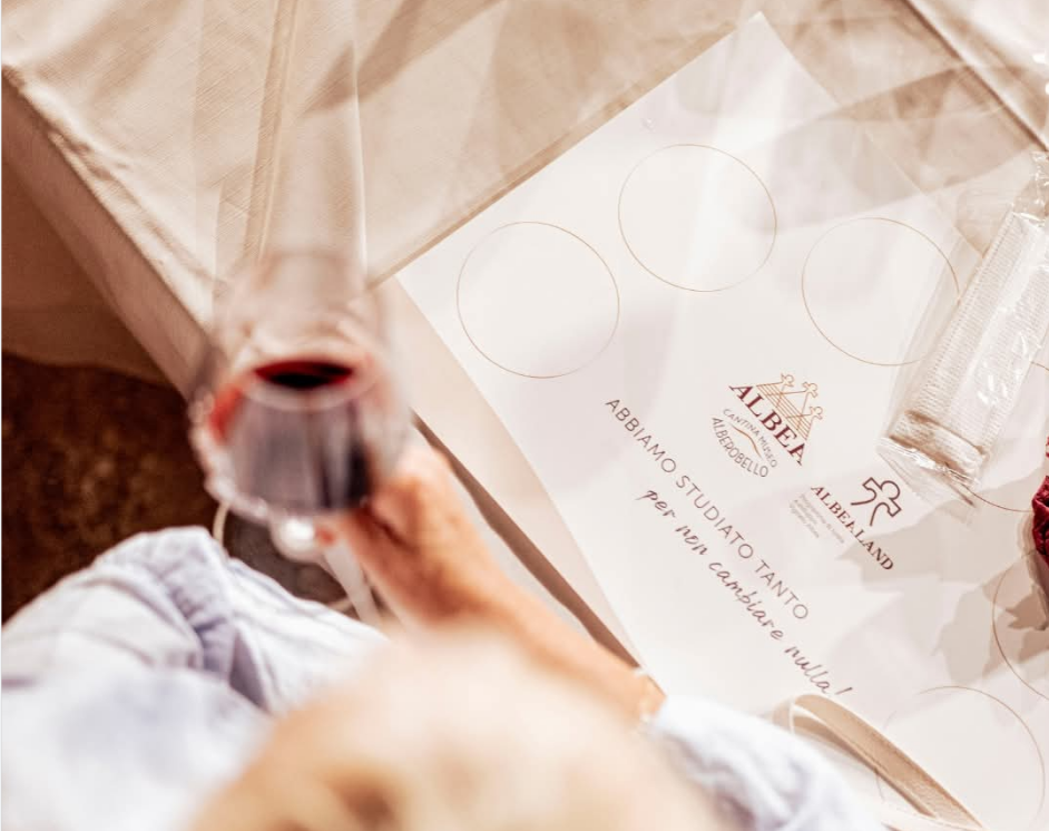 Aperiwine in the Albea Museum Cellar