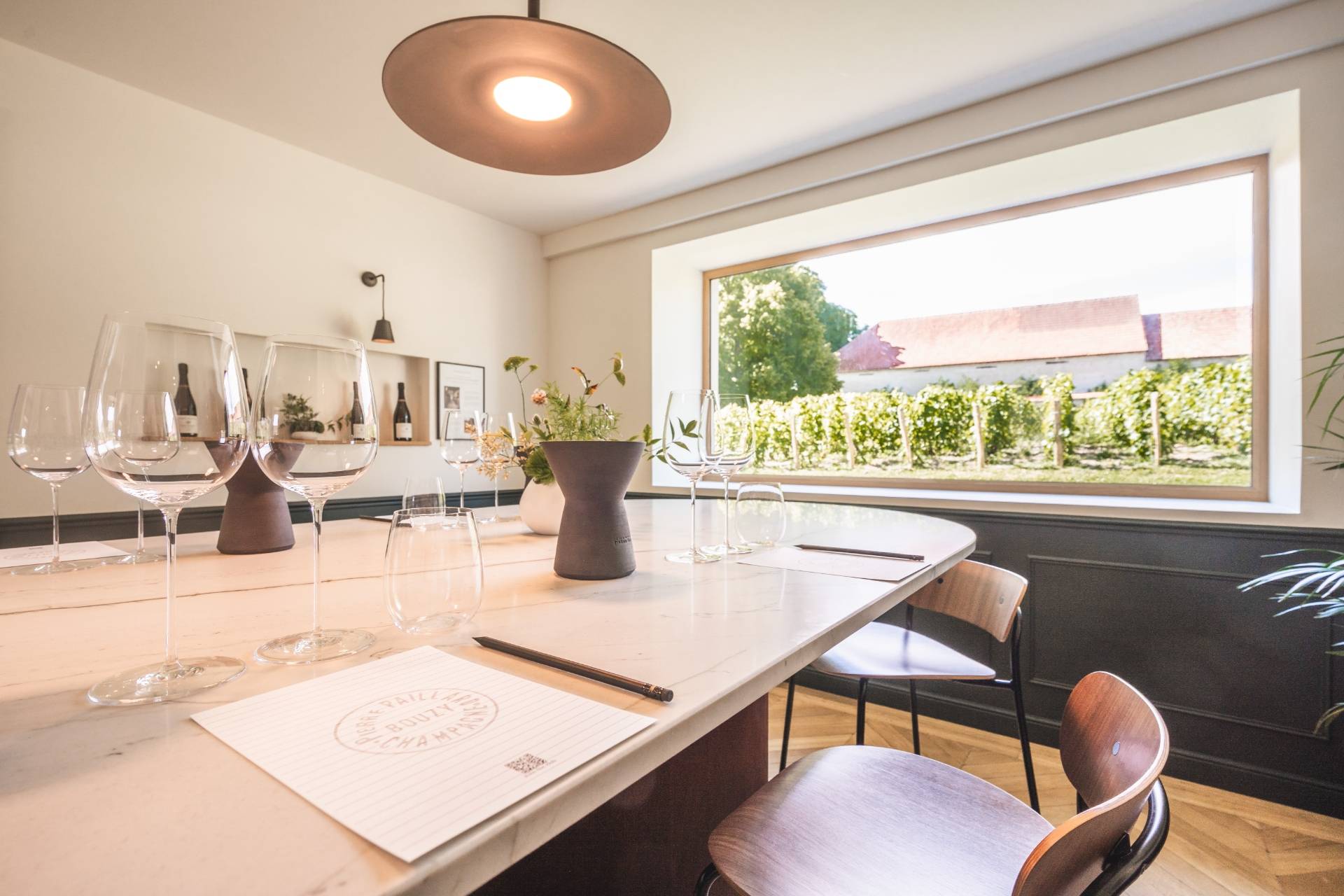 At the tasting table