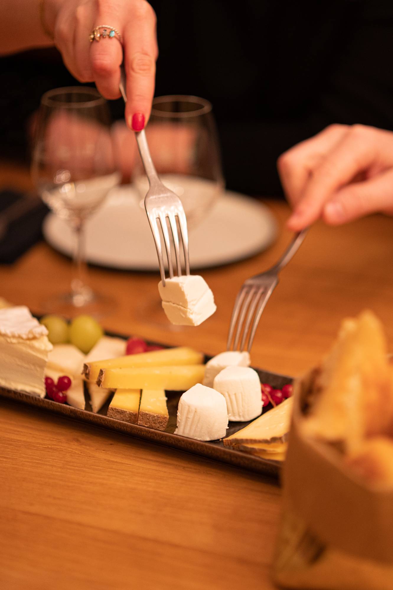 Aperitif Wine and Cheese