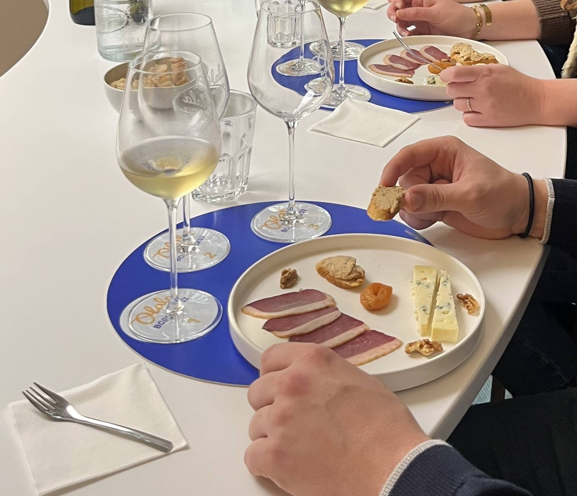 Bordeaux wine tasting and food and wine pairings