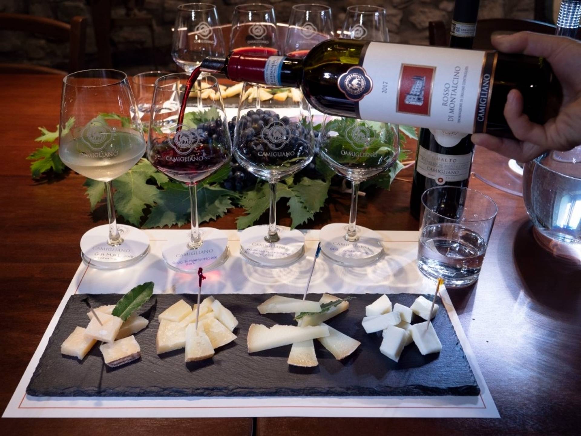 Tasting and cheese pairing