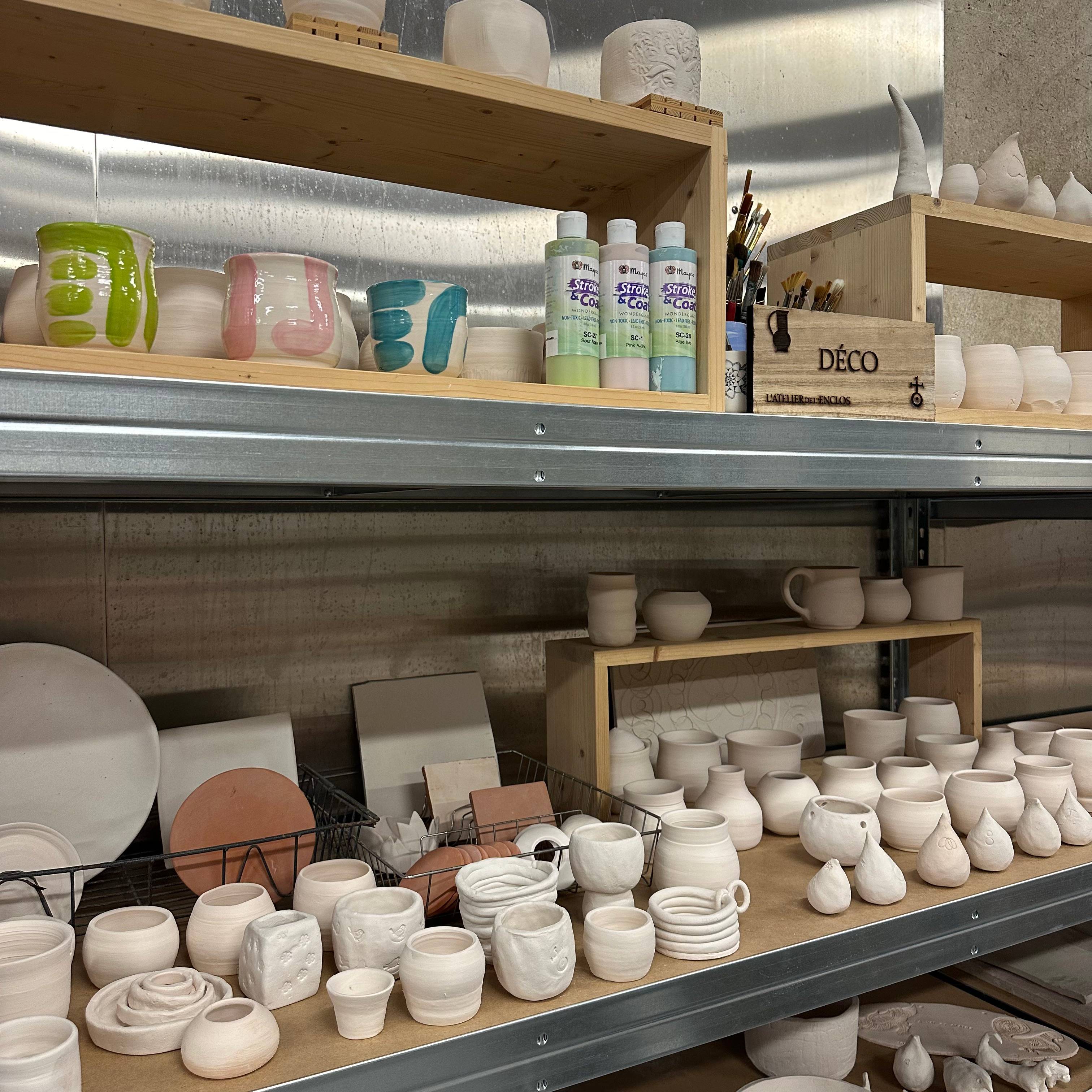 Discover pottery, wheel throwing, and modeling