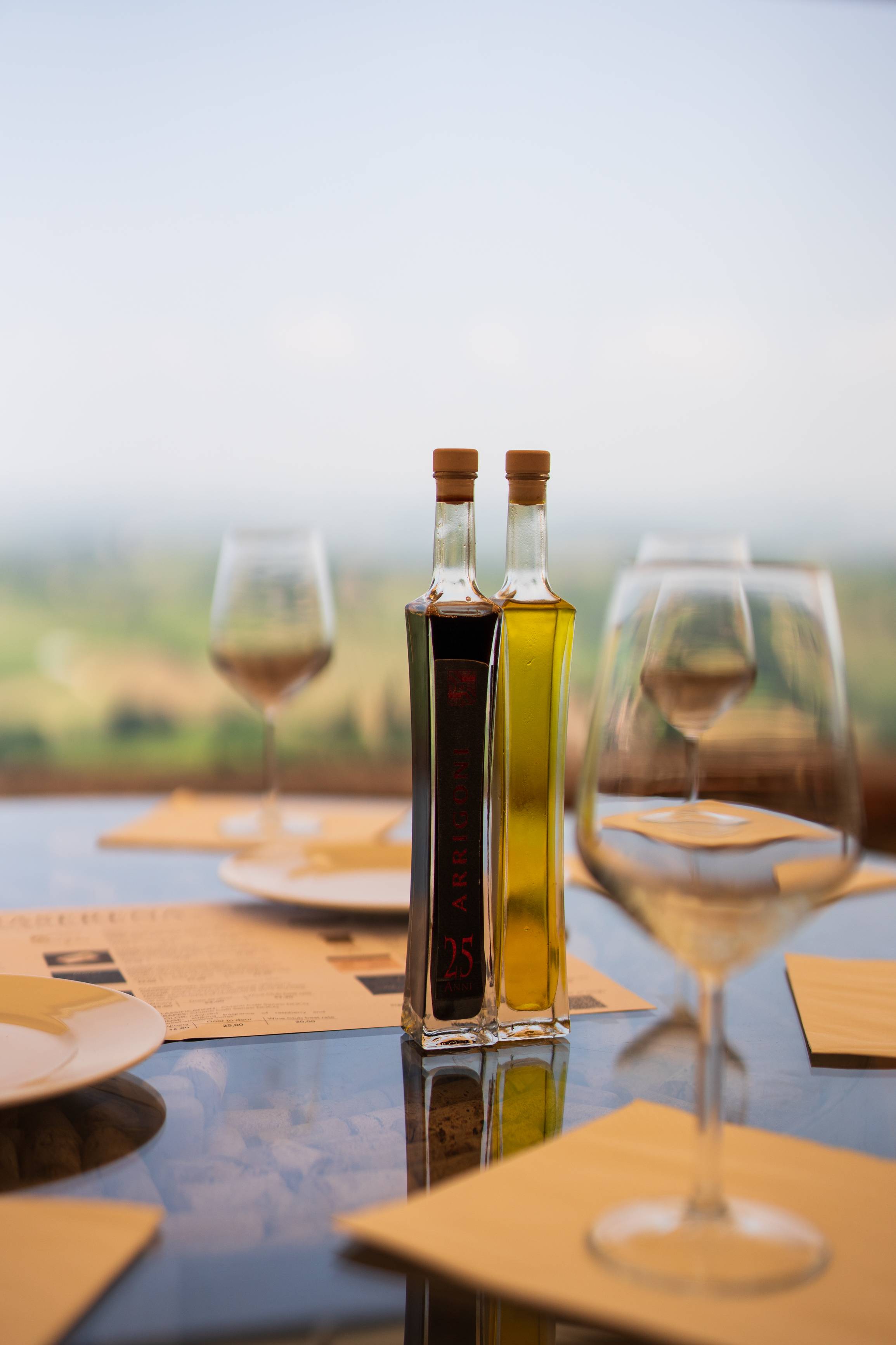 Tuscan lunch with 3 wines