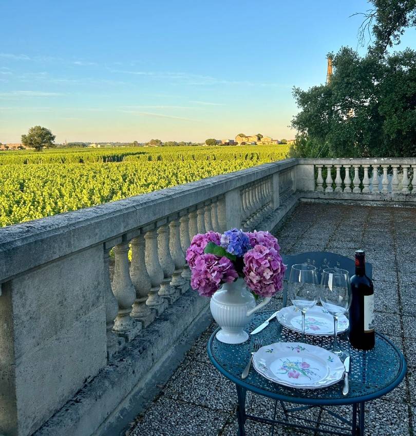 Sunset in the heart of Pomerol