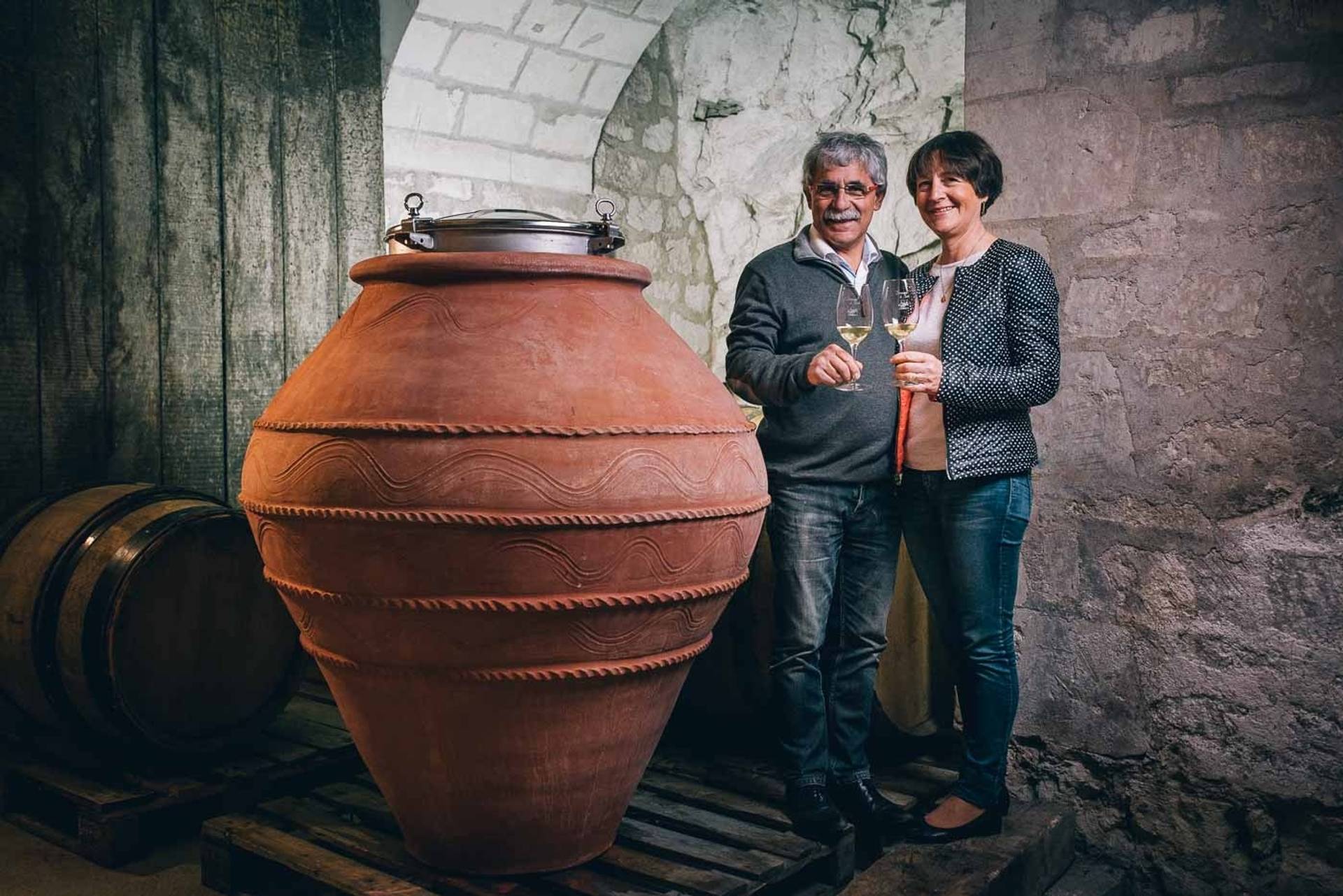 Visit of the Domaine and the wine cellar with wine tasting