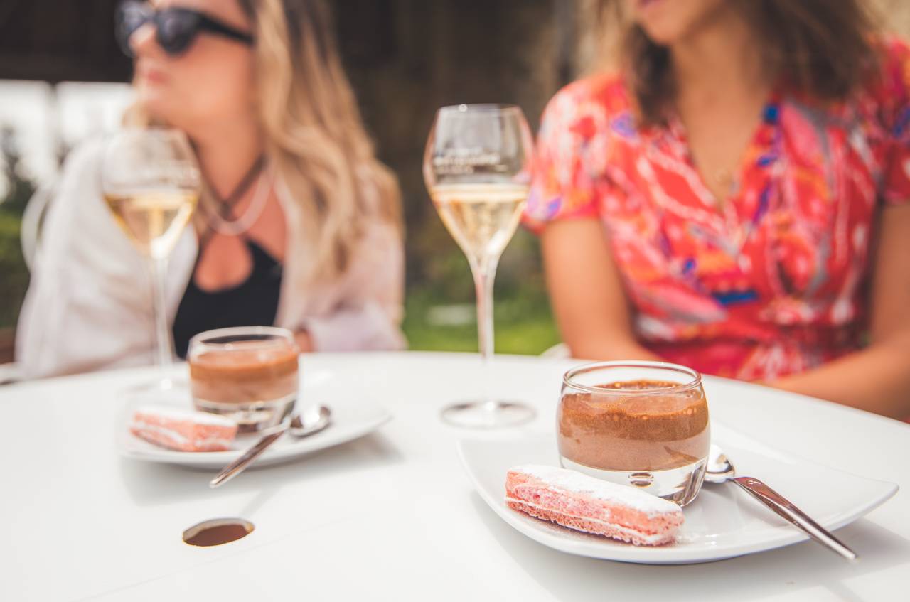 Meal Food and champagne pairings