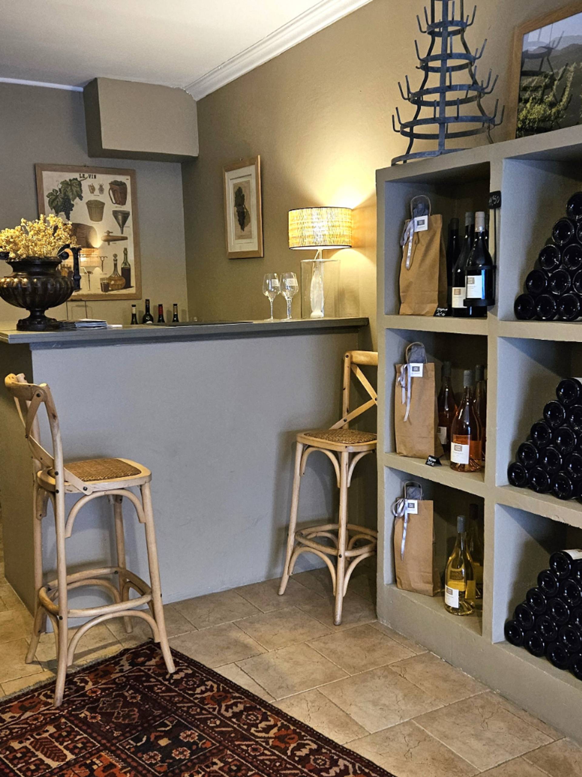 Tasting in the cellar of Saint-Florent