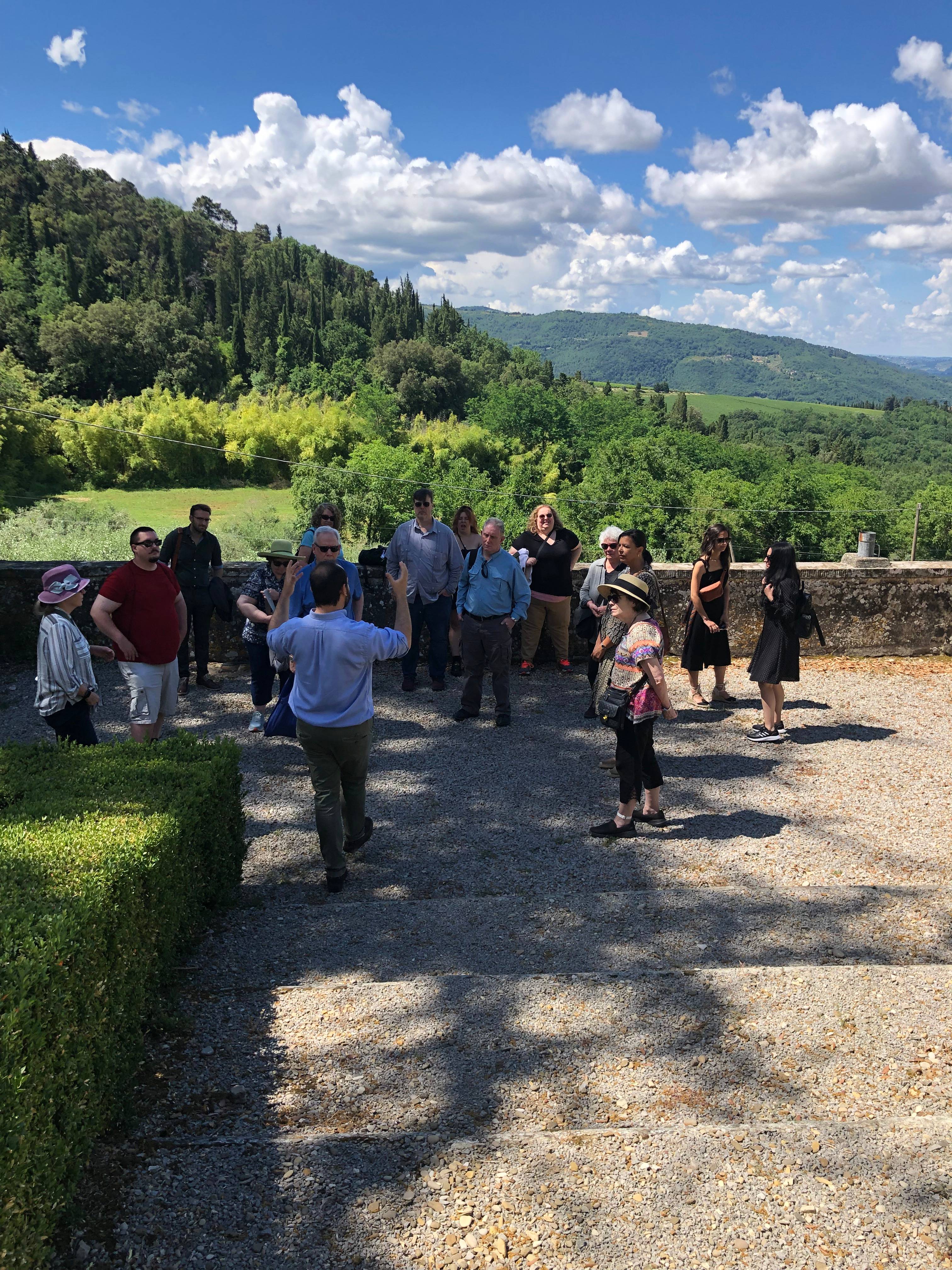 Tasting in a historic villa