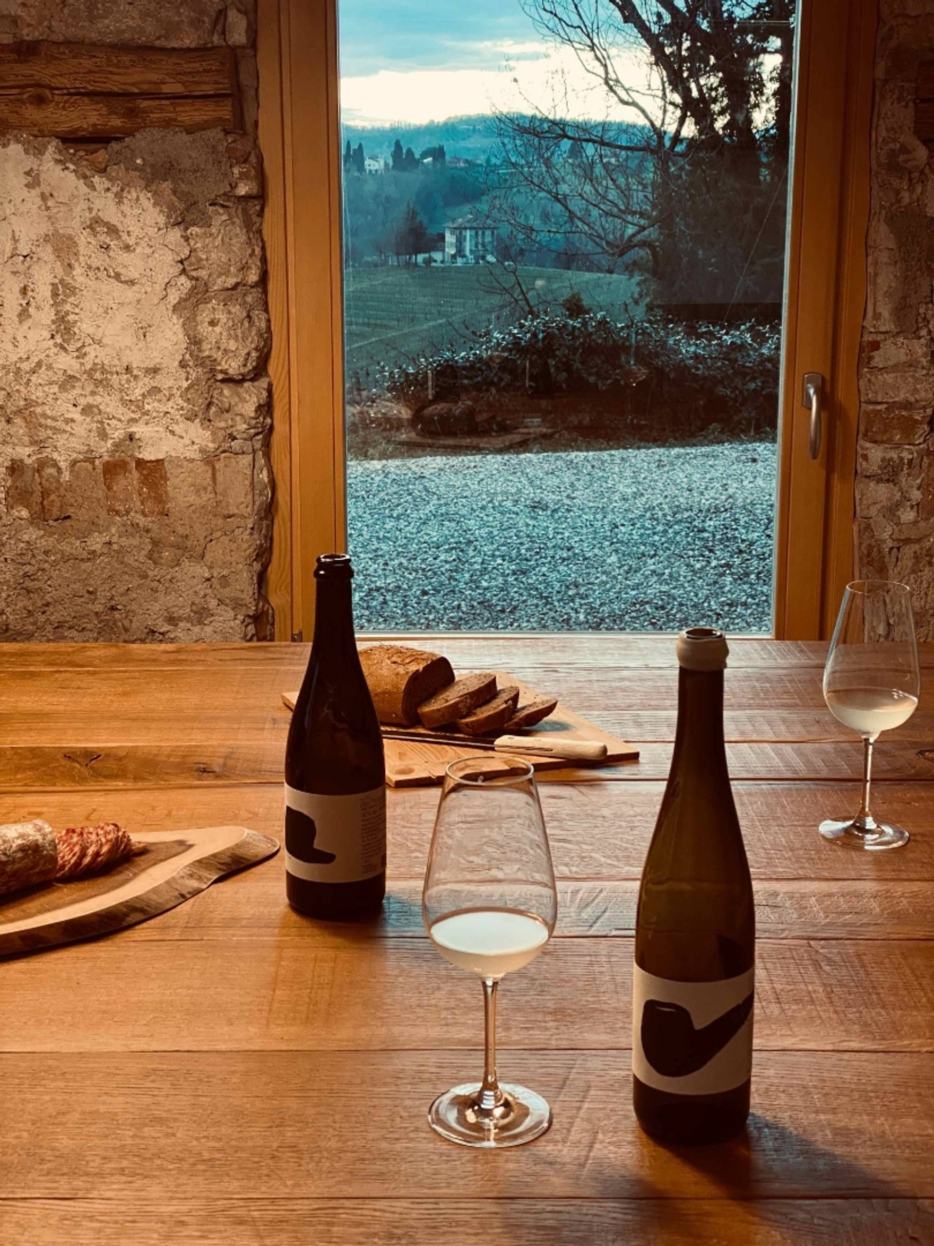 Local wines, cured meats, and cheeses