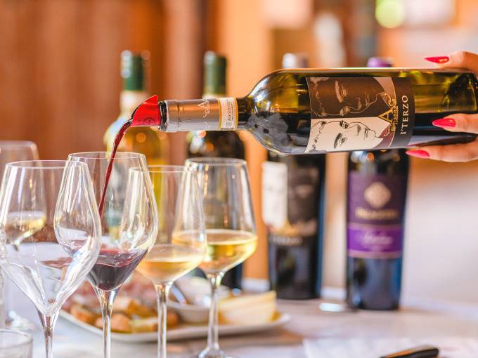 Truffle hunting with wine tasting