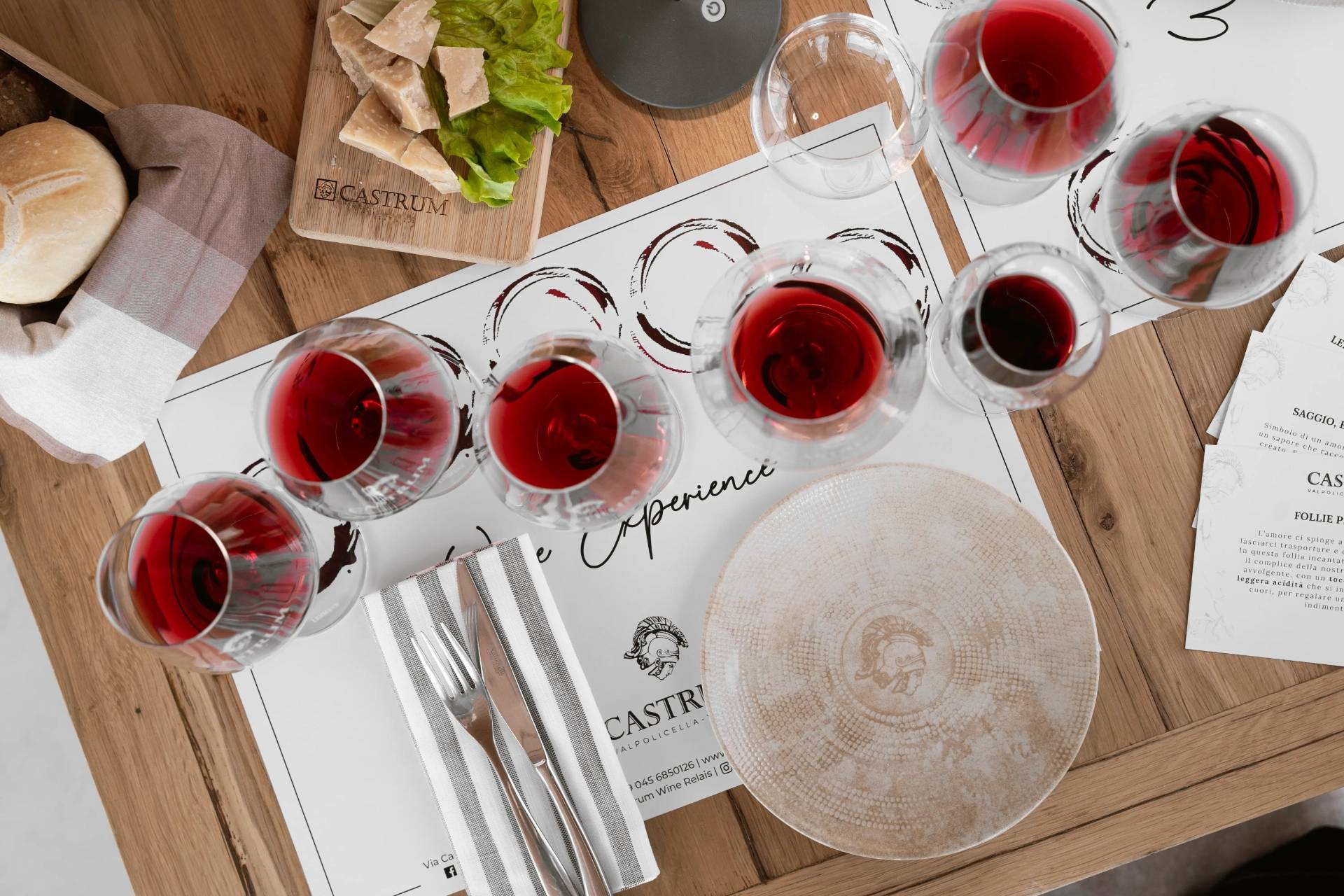 Wine tasting in Valpolicella – cutting board