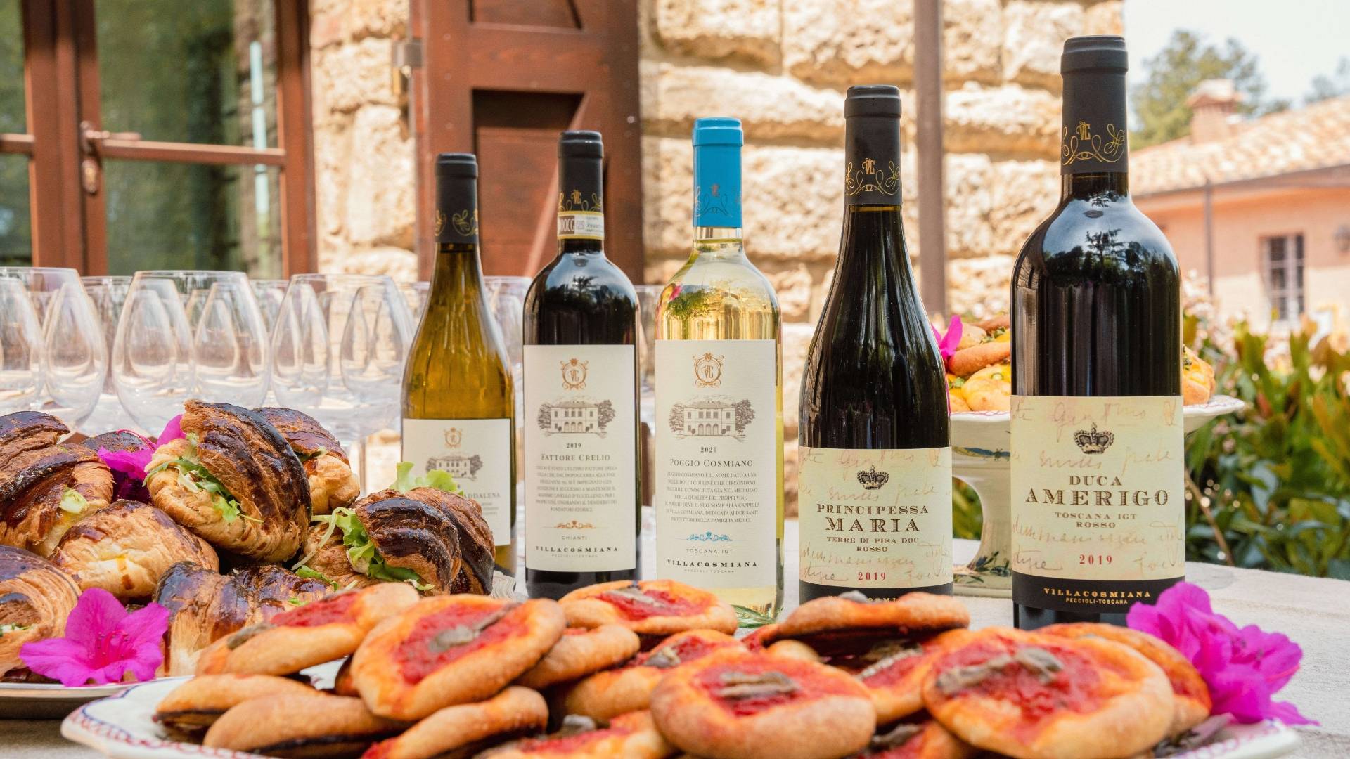 Light lunch at the Princess’ villa