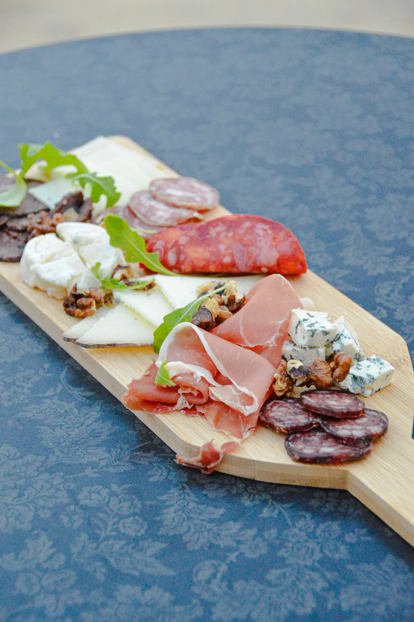 Tasting with charcuterie and cheese boards