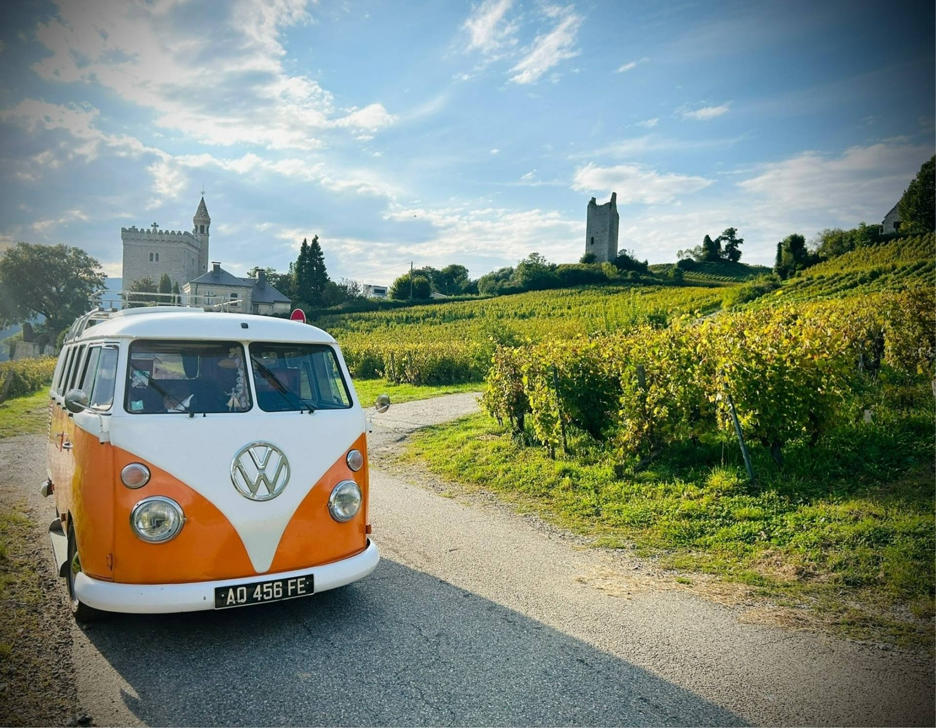 Unusual vintage VW van tour in Savoie