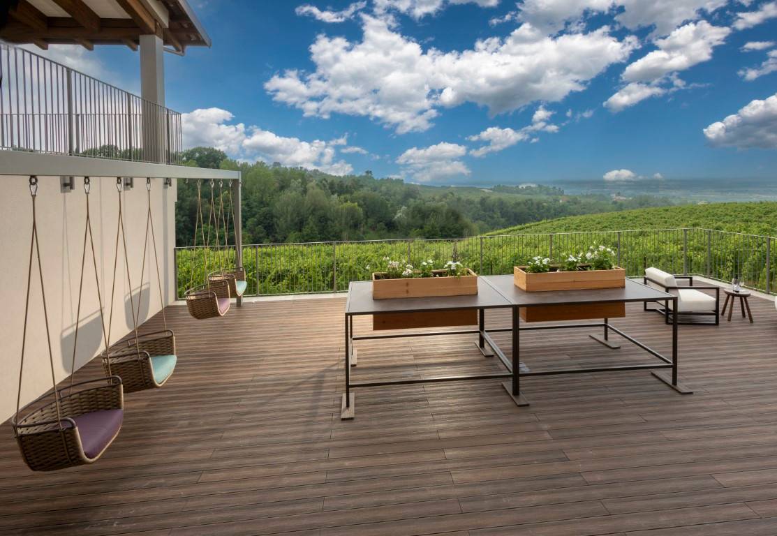 Walking among the vineyards