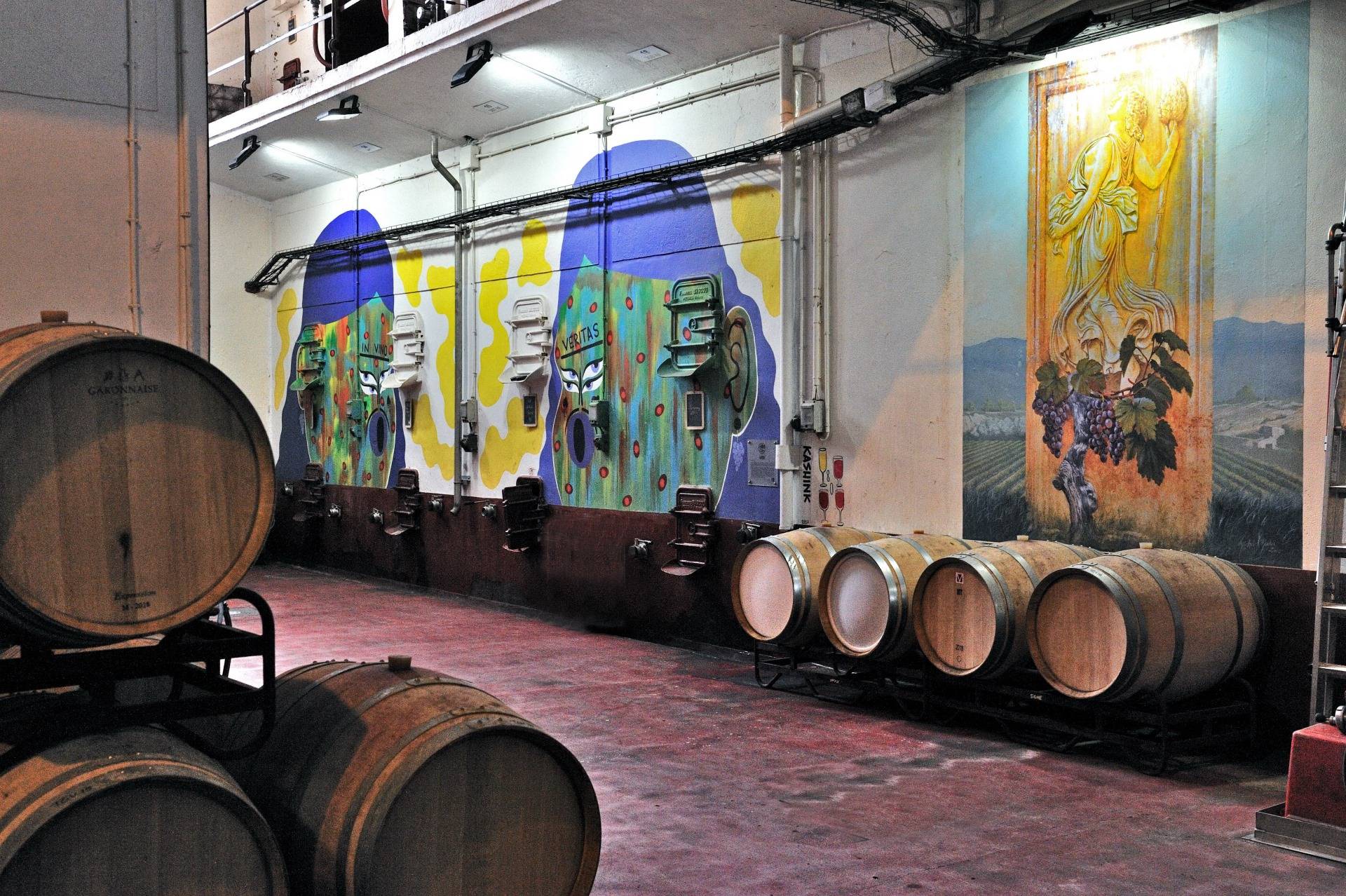 The art in the cellar