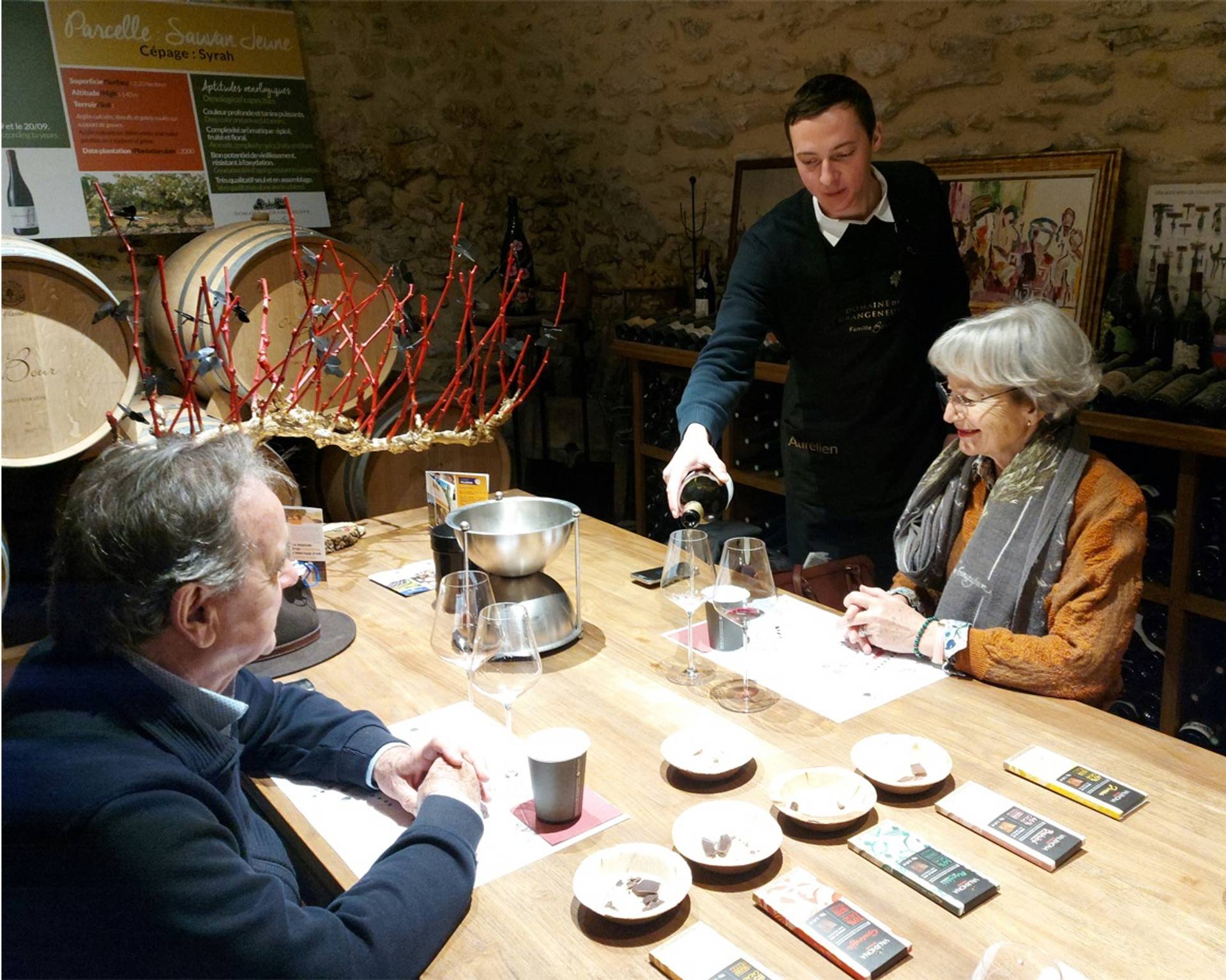 Wine and chocolate pairing workshop