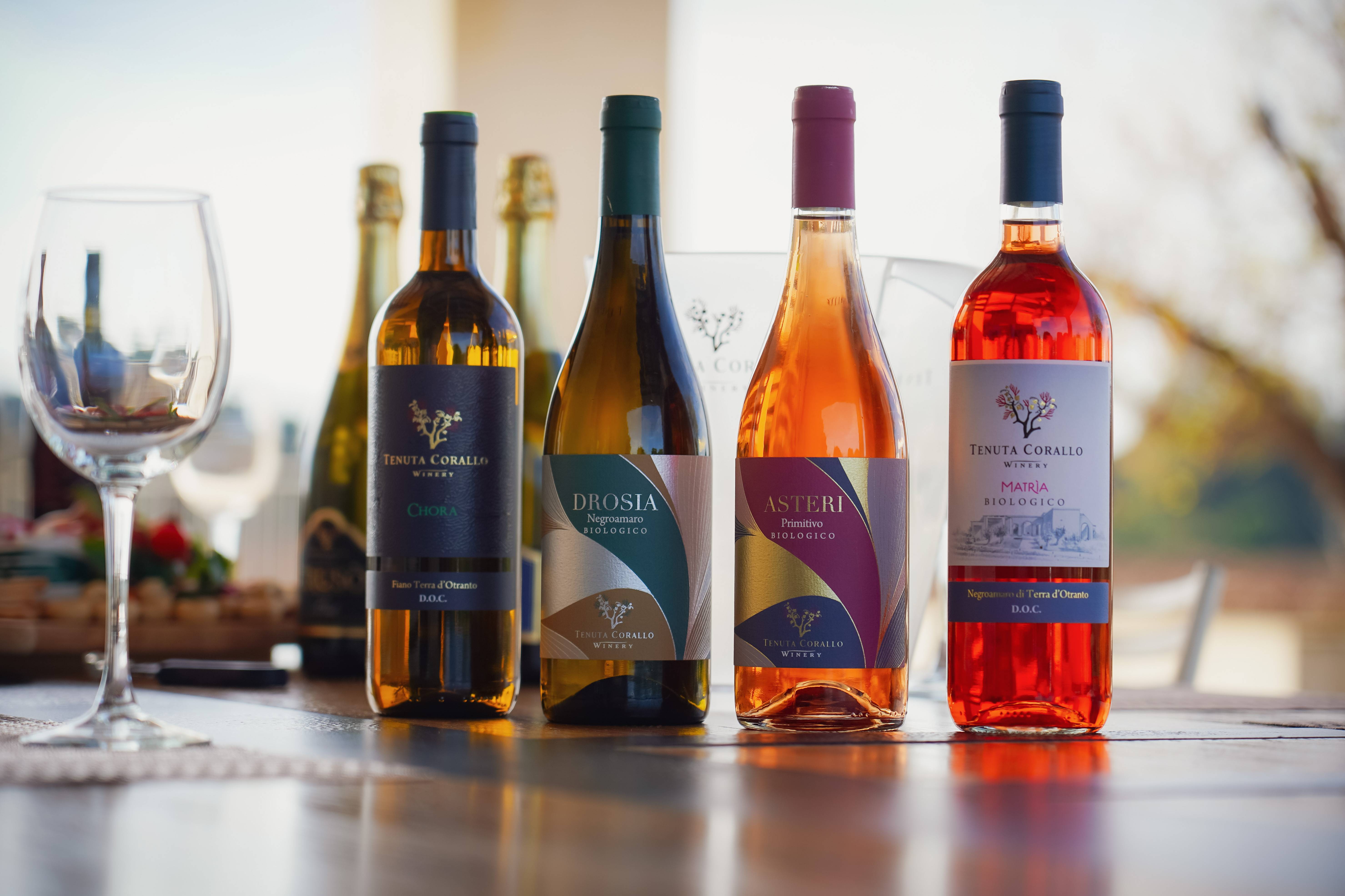 Lunch in the cellar 3 glasses