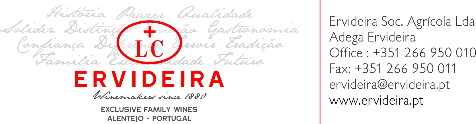 ERVIDEIRA – SOC. AGRICOLA LDA