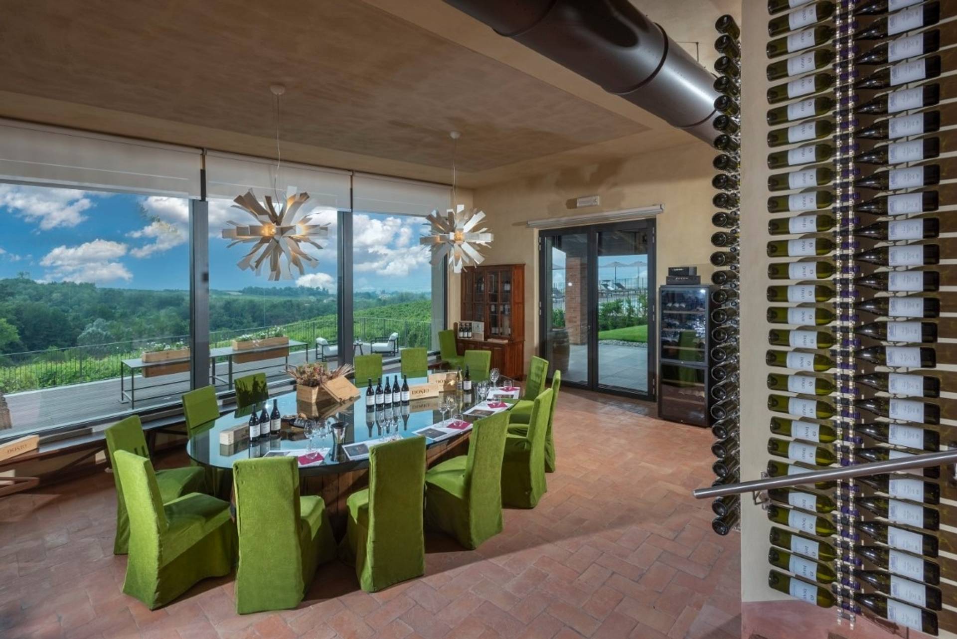 Walking among the vineyards