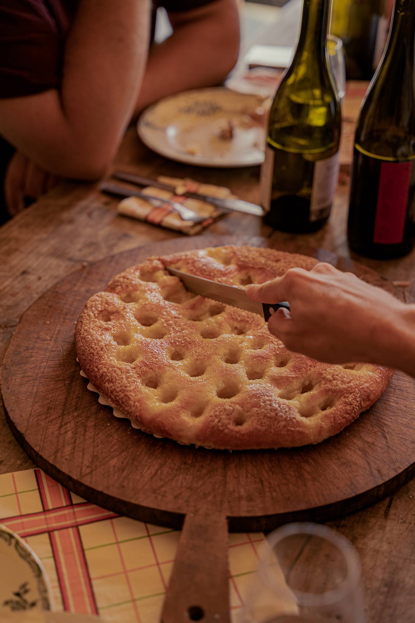 Lunch at the winemaker’s table with a view
