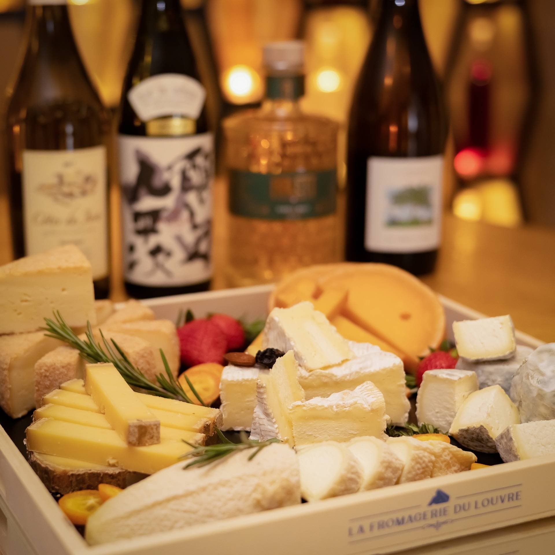 Aperitif Wine and Cheese