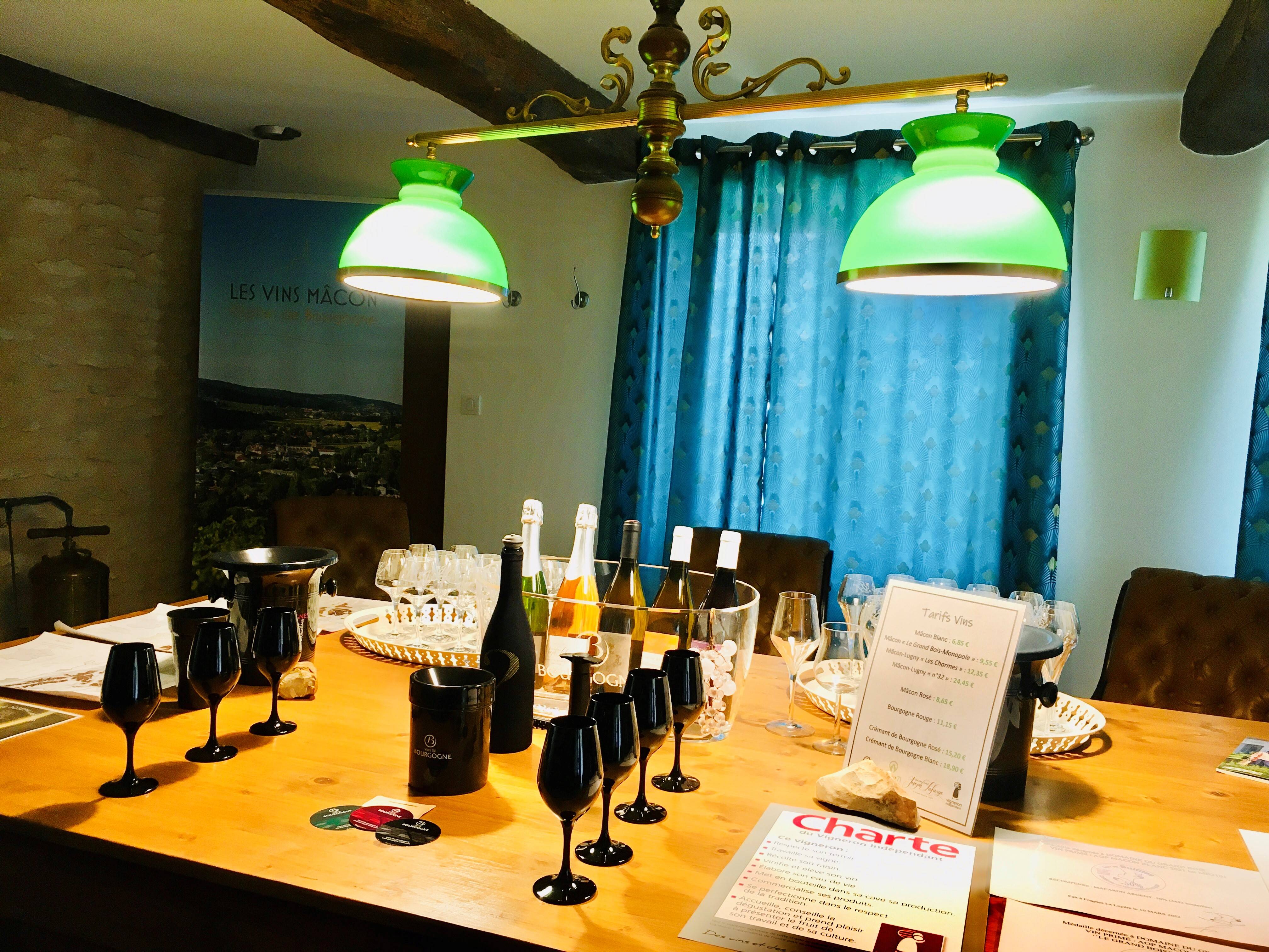 Blind tasting in Burgundy