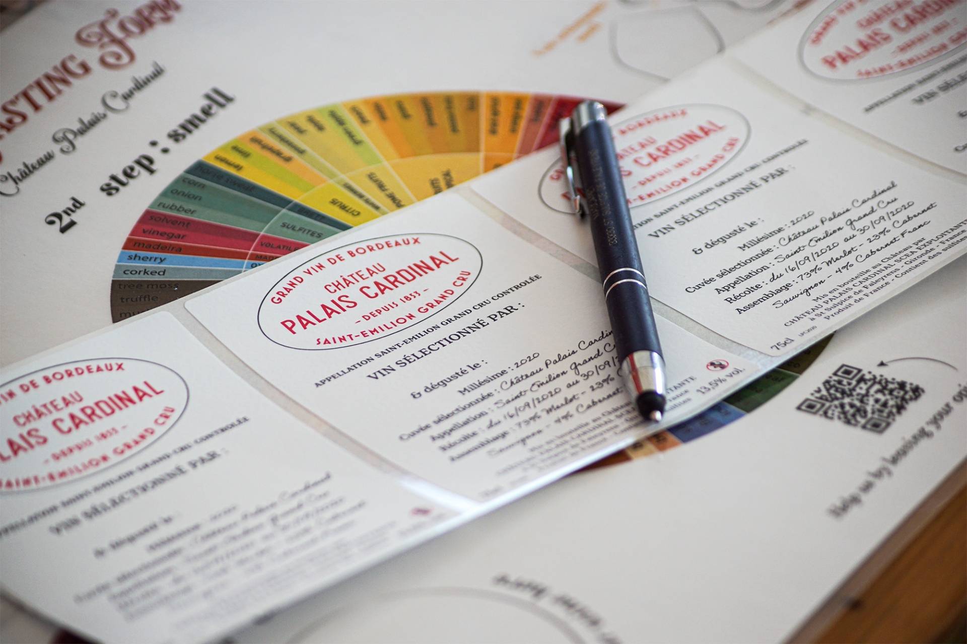 Visit, Tasting & Special Label to Fill Out