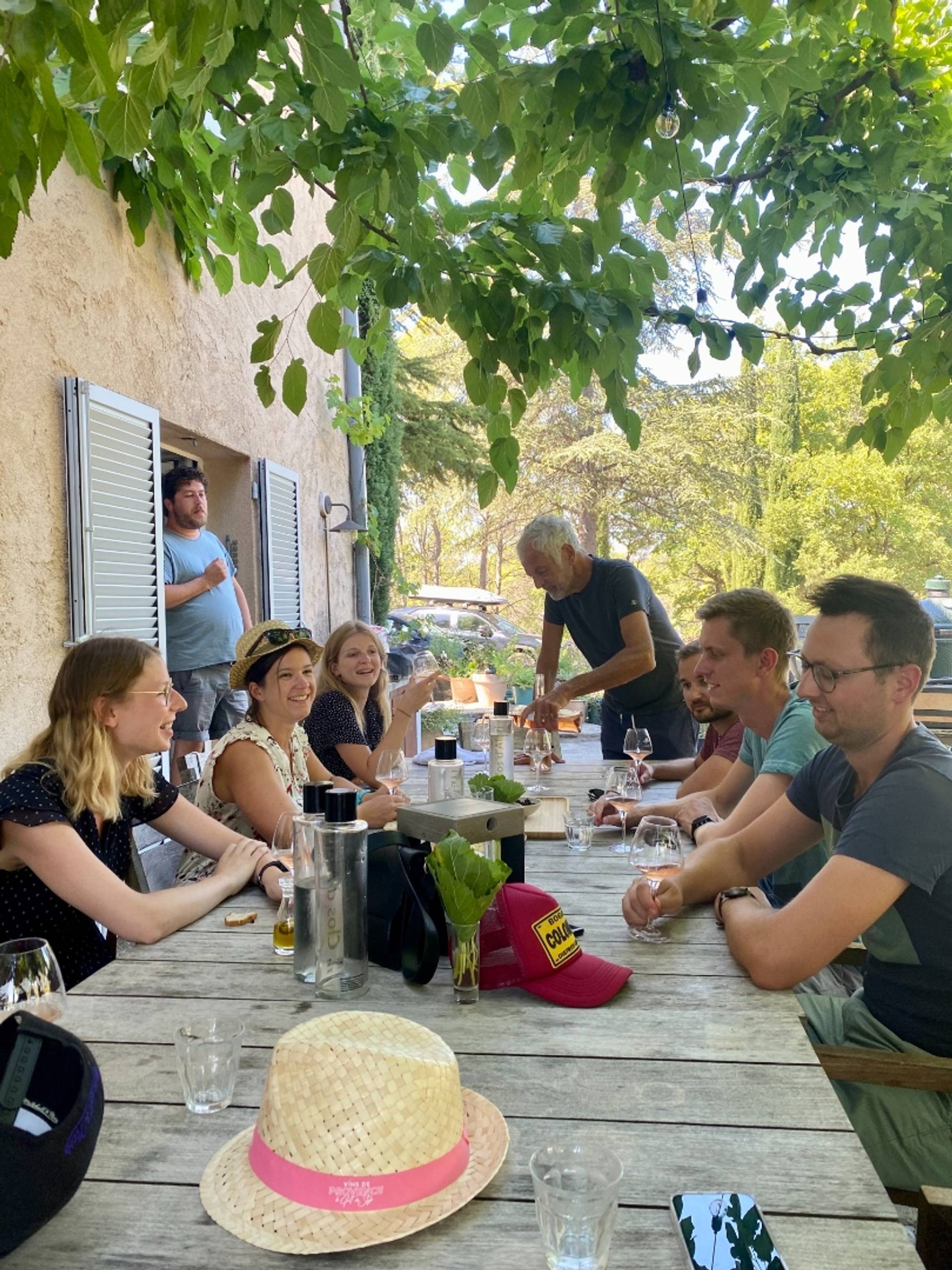 Tasting of estate wines